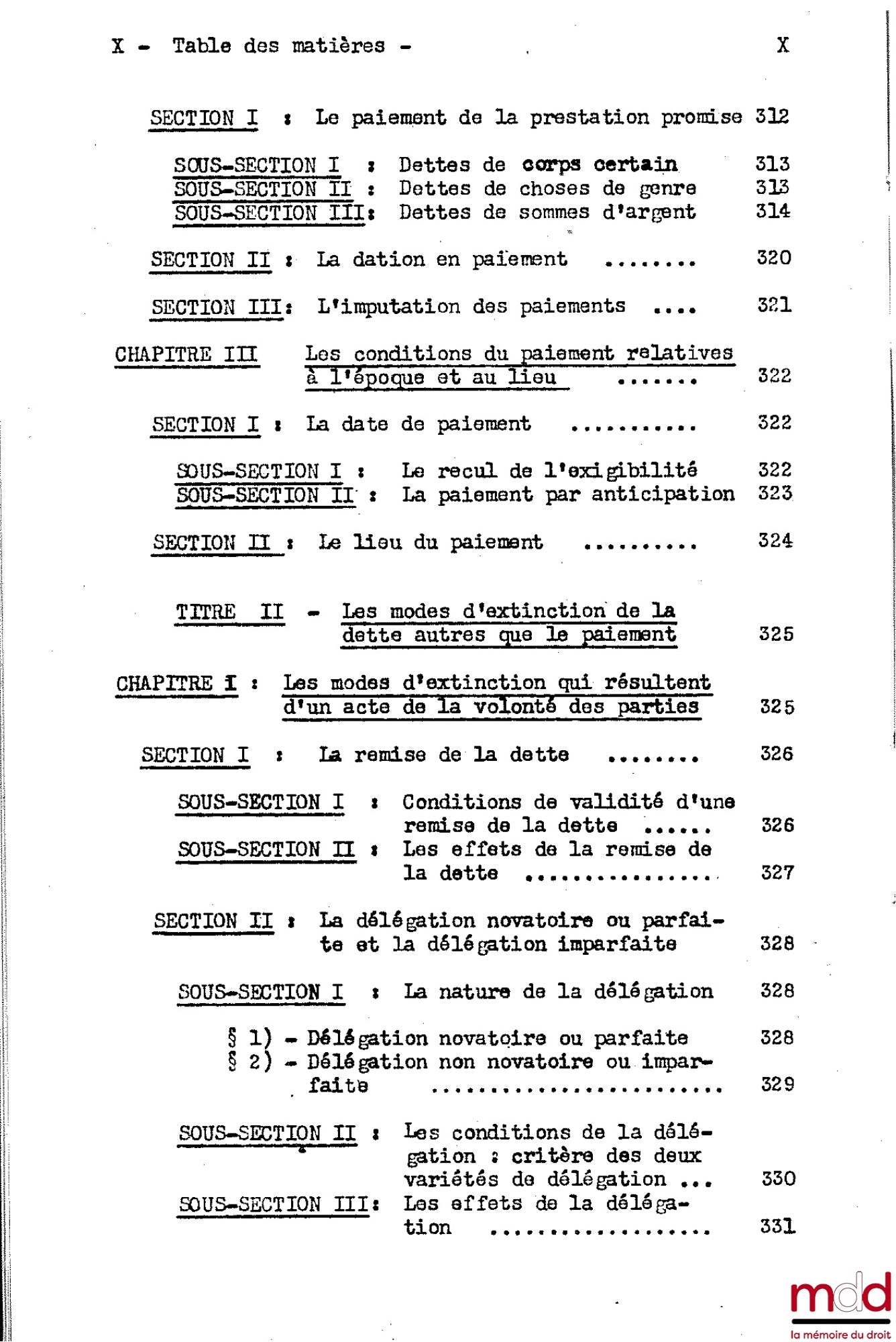 DESBOIS (Henri) – CIVIL LAW COURSE, 2nd year, 1953-1954