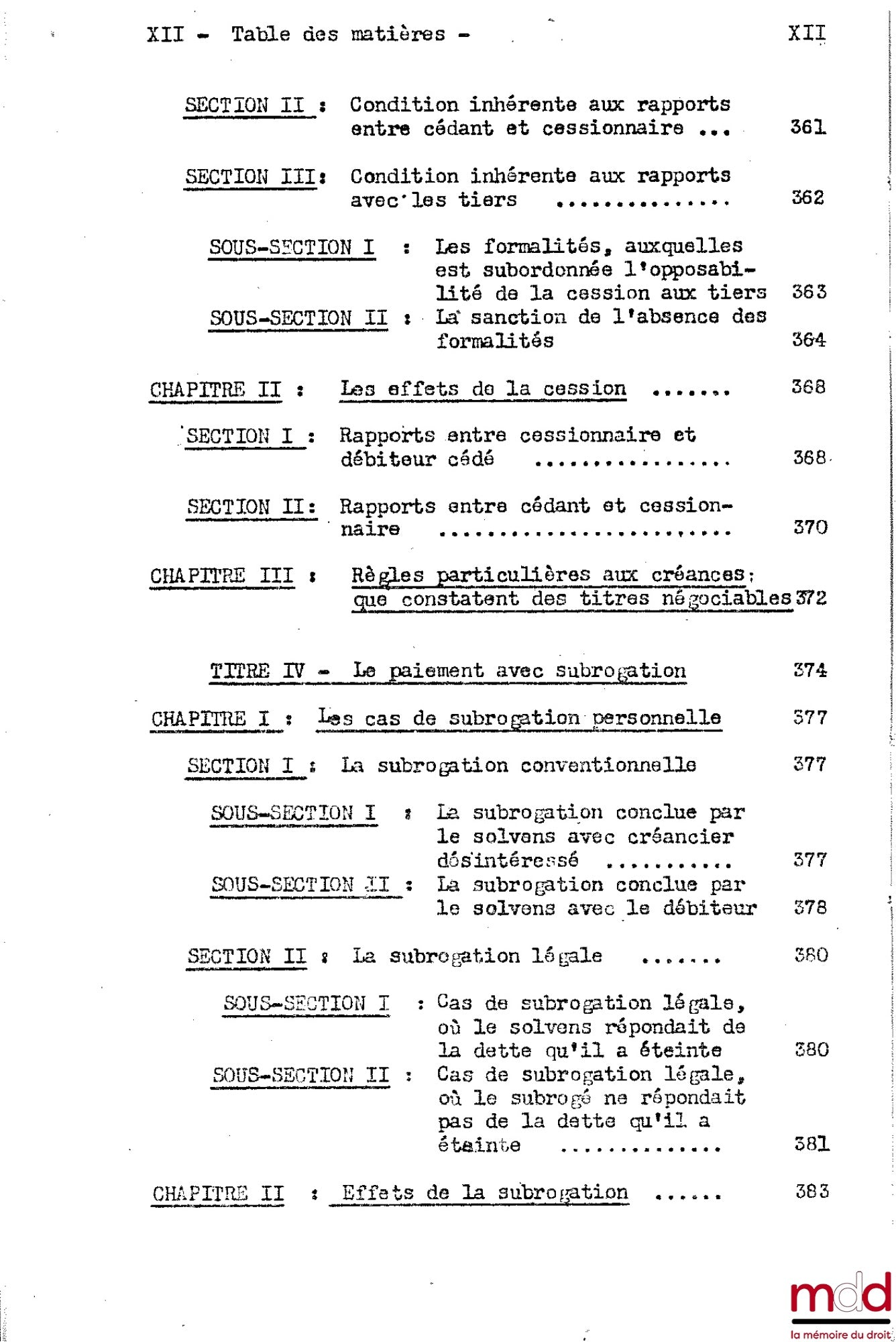 DESBOIS (Henri) – CIVIL LAW COURSE, 2nd year, 1953-1954
