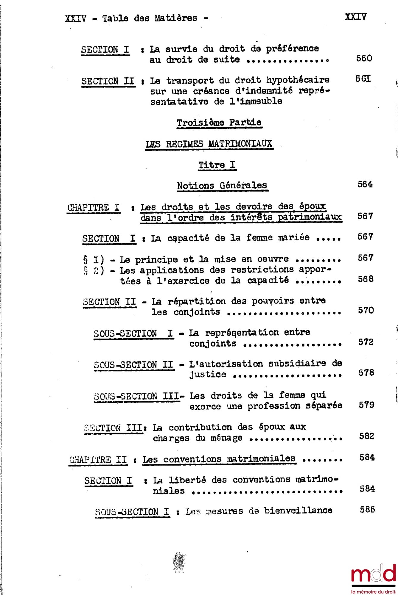 DESBOIS (Henri) – CIVIL LAW COURSE, 2nd year, 1953-1954