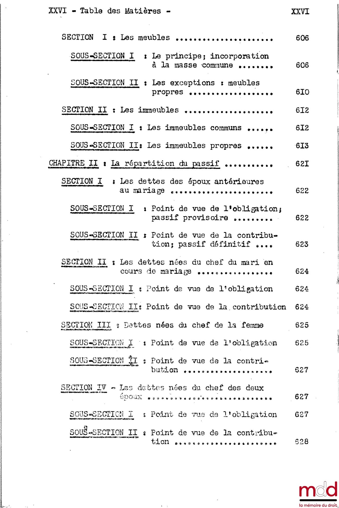 DESBOIS (Henri) – CIVIL LAW COURSE, 2nd year, 1953-1954