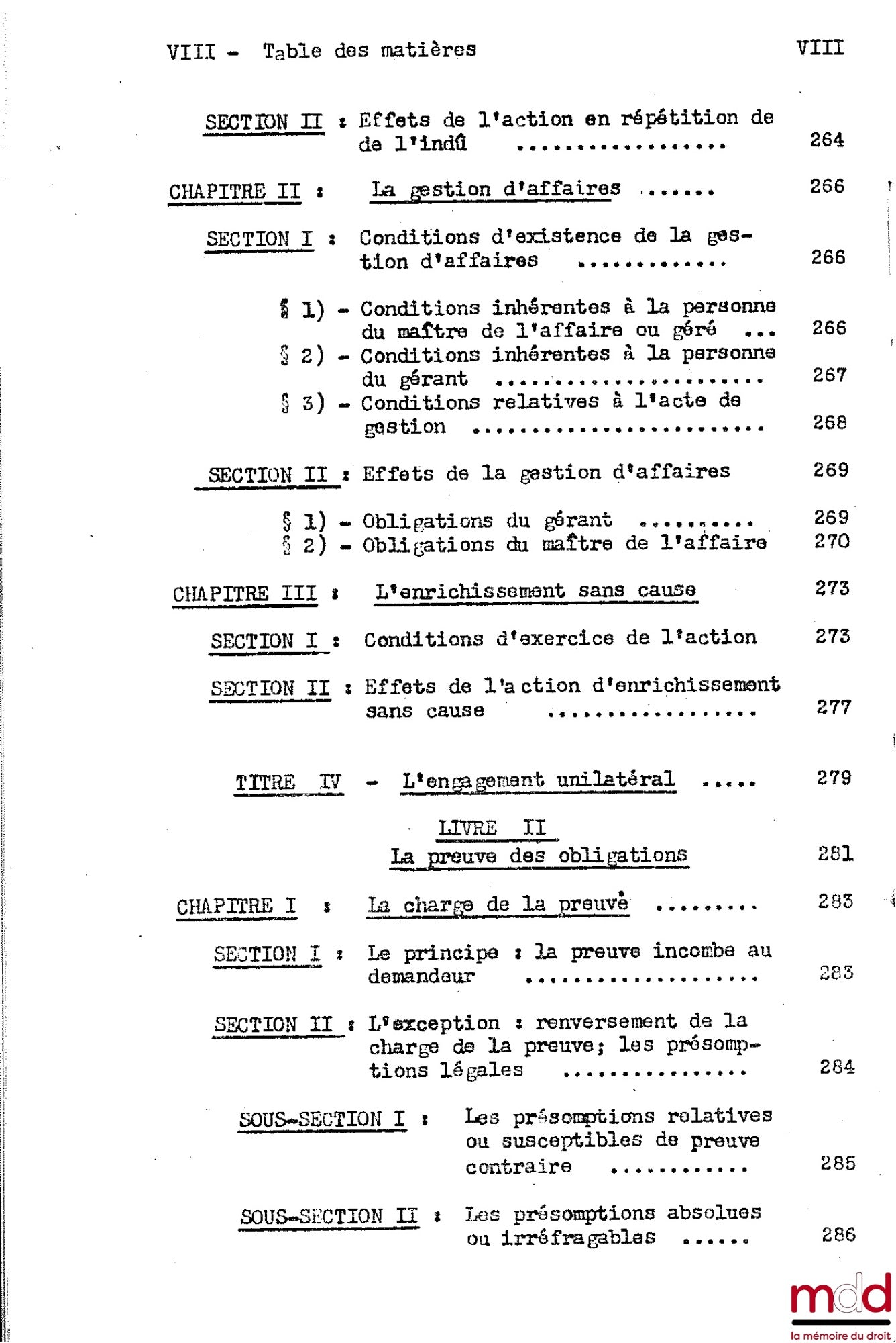 DESBOIS (Henri) – CIVIL LAW COURSE, 2nd year, 1953-1954