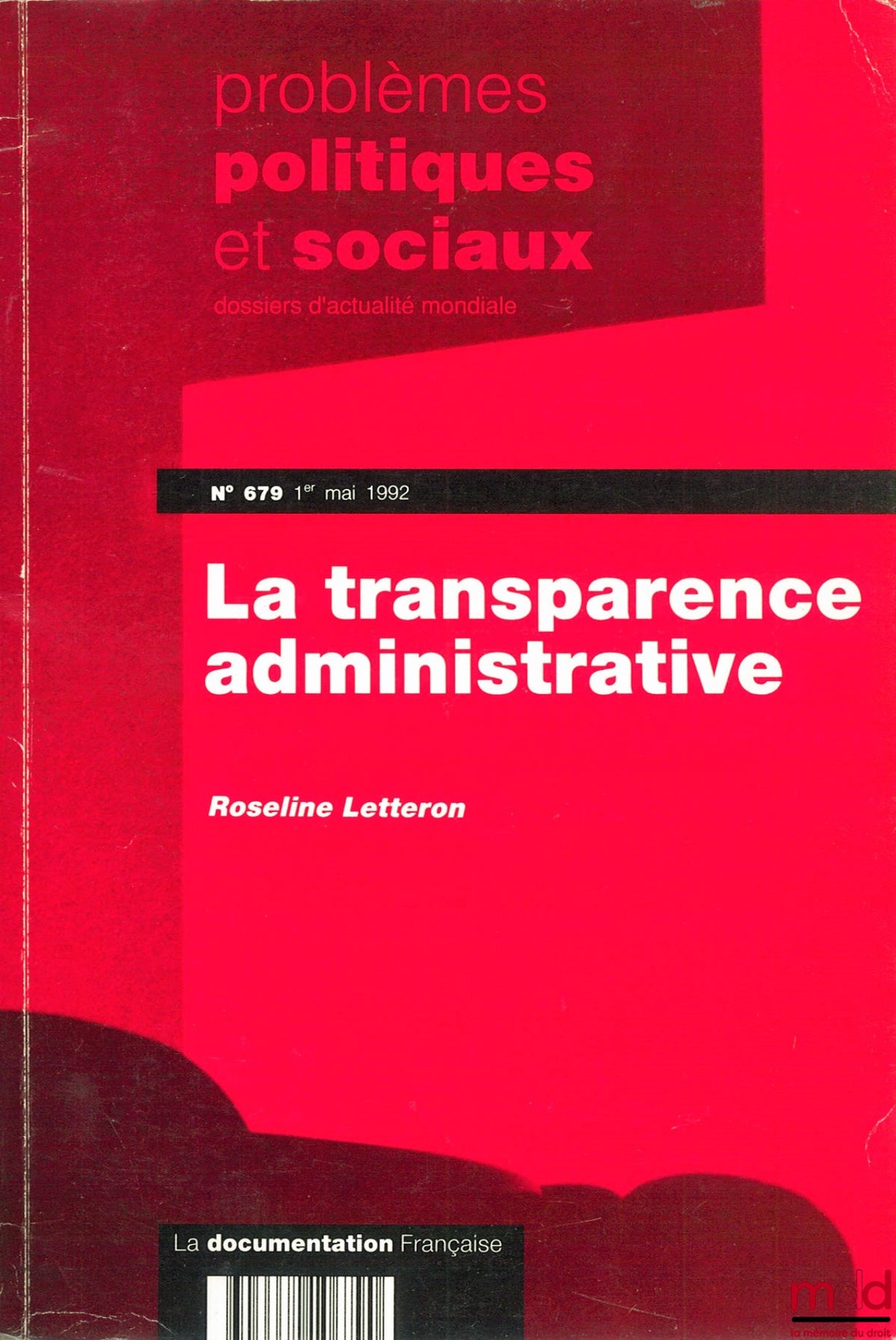 [Collective] – ADMINISTRATIVE TRANSPARENCY, coll. Political and Social Issues, Current Global Affairs Files