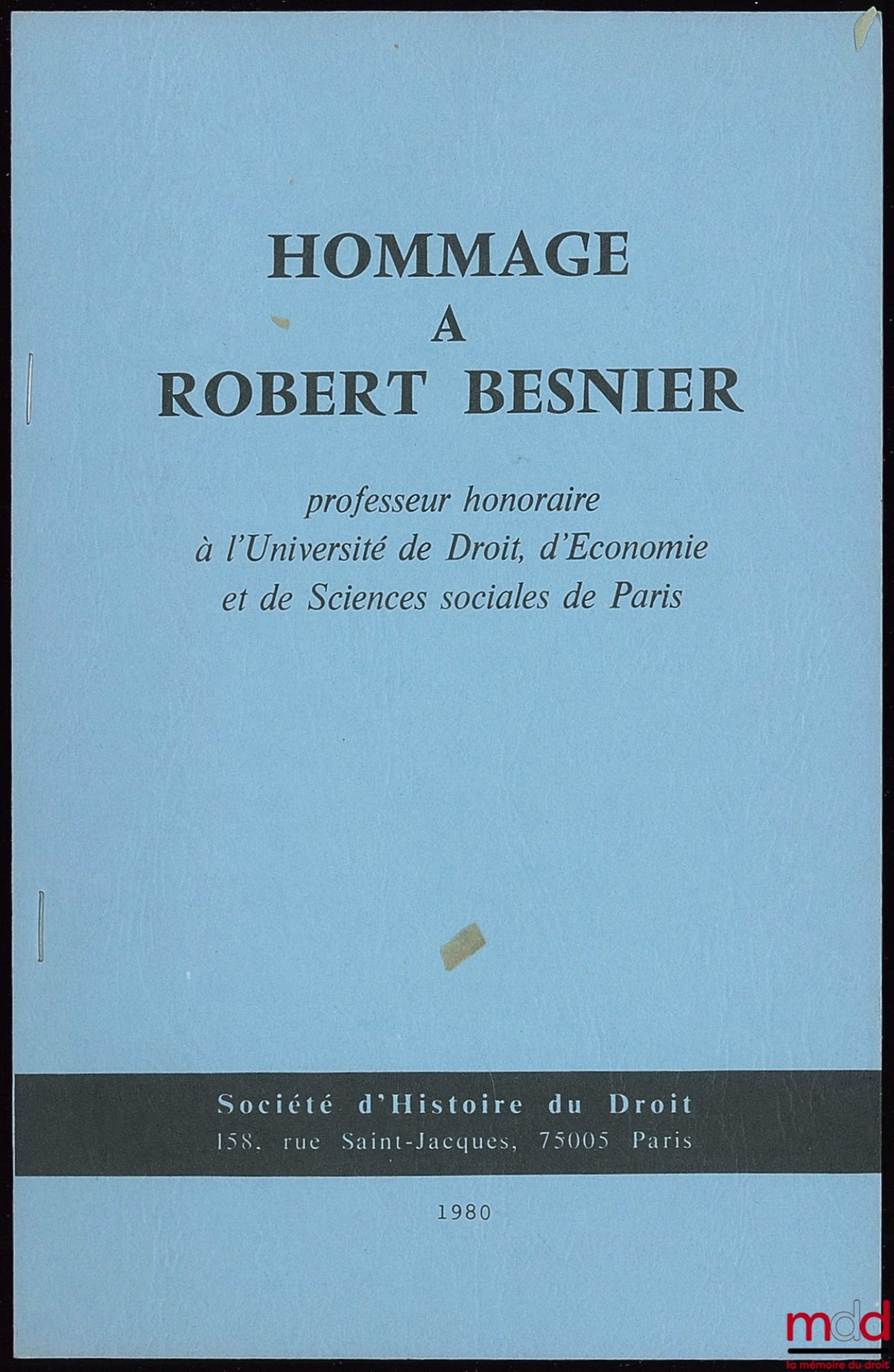 IMBERT (Jean) – ECONOMY AND CHARITY IN LORRAINE DURING THE TIME OF STANISLAS, excerpt from the Robert BESNIER Miscellany