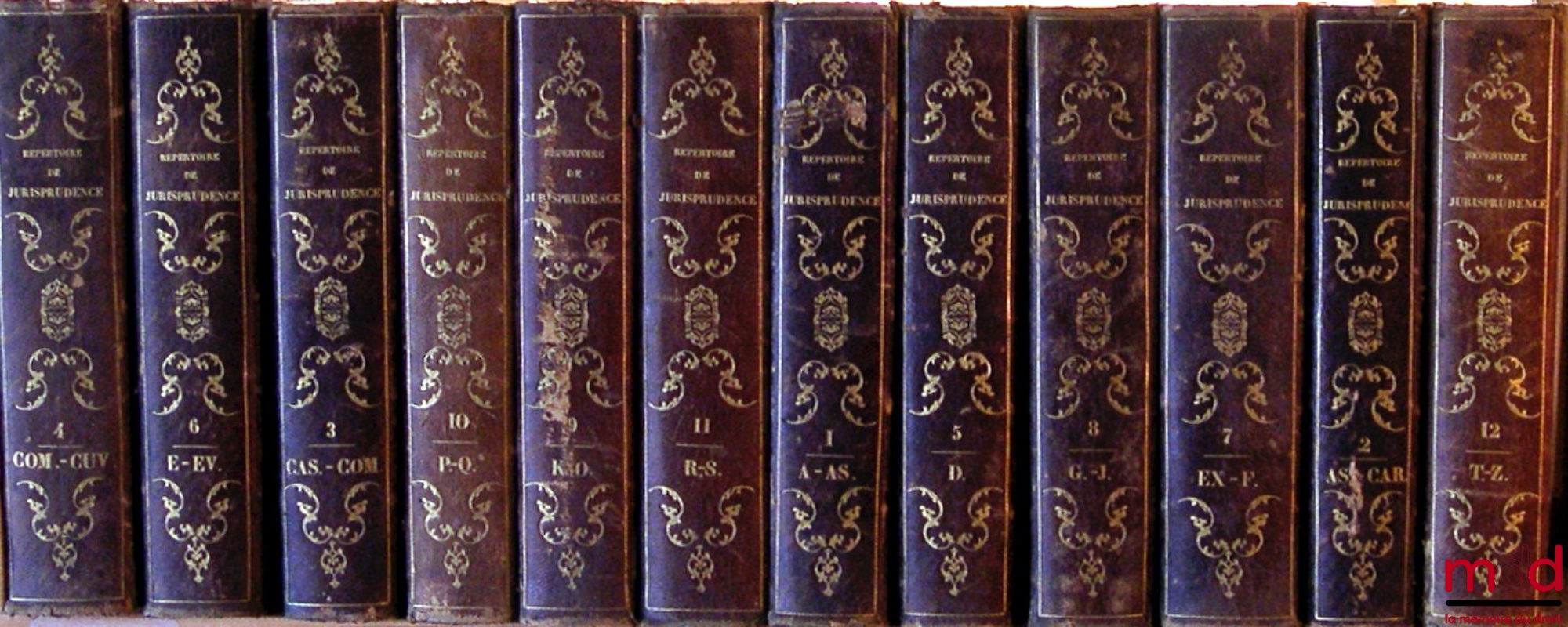 [Journal du Palais - Ledru-Rollin] – GENERAL DIRECTORY CONTAINING THE JURISPRUDENCE FROM 1791 TO 1850, THE HISTORY OF LAW, LEGISLATION AND THE DOCTRINE OF AUTHORS