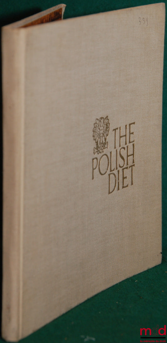 [Collective] – THE POLISH DIET, booklet published at the request of the Chancellery of the SEJM of the Polish People's Republic