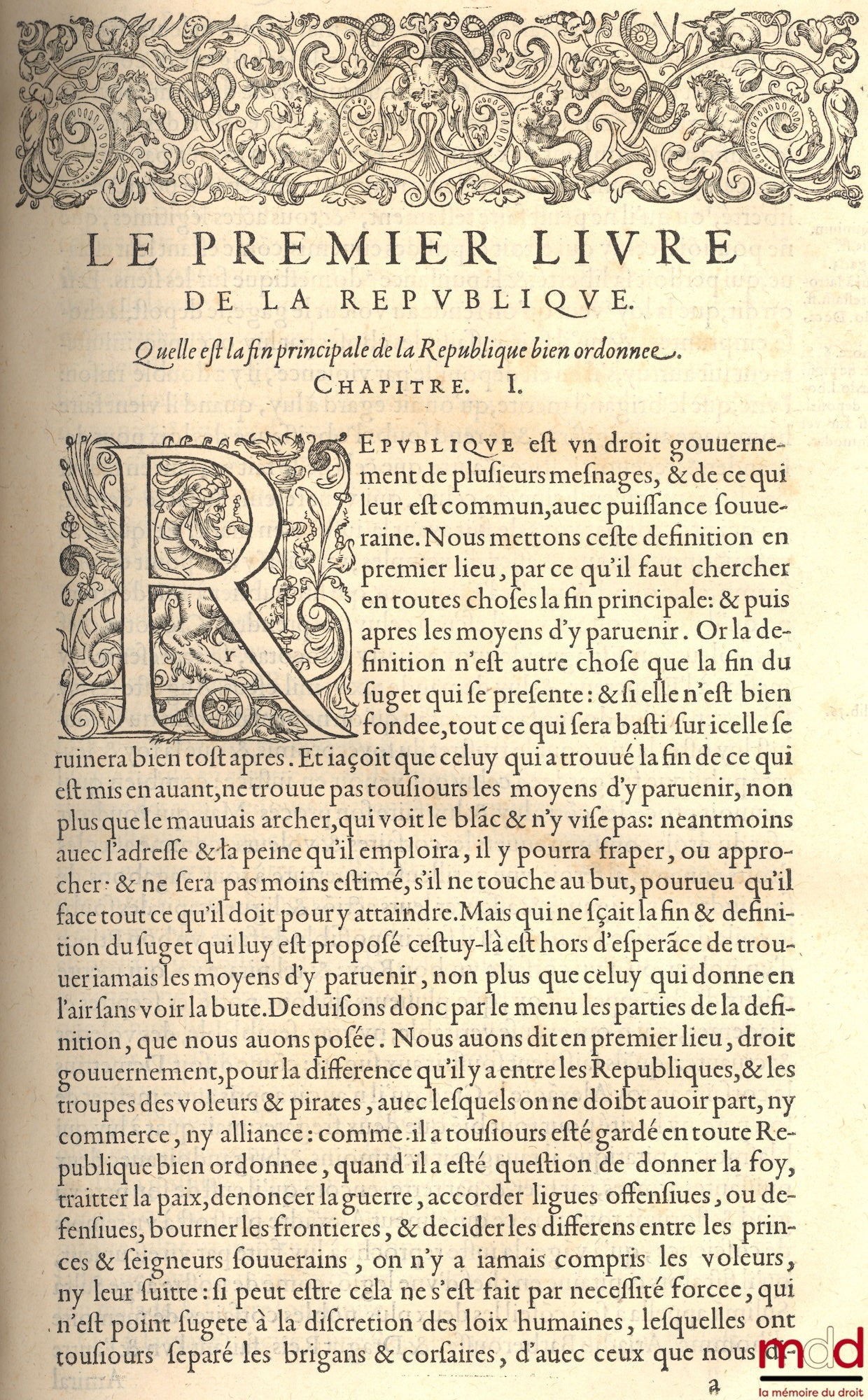 BODIN (Jean) – THE SIX BOOKS OF THE REPUBLIC, 3rd ed. revised, corrected & augmented again