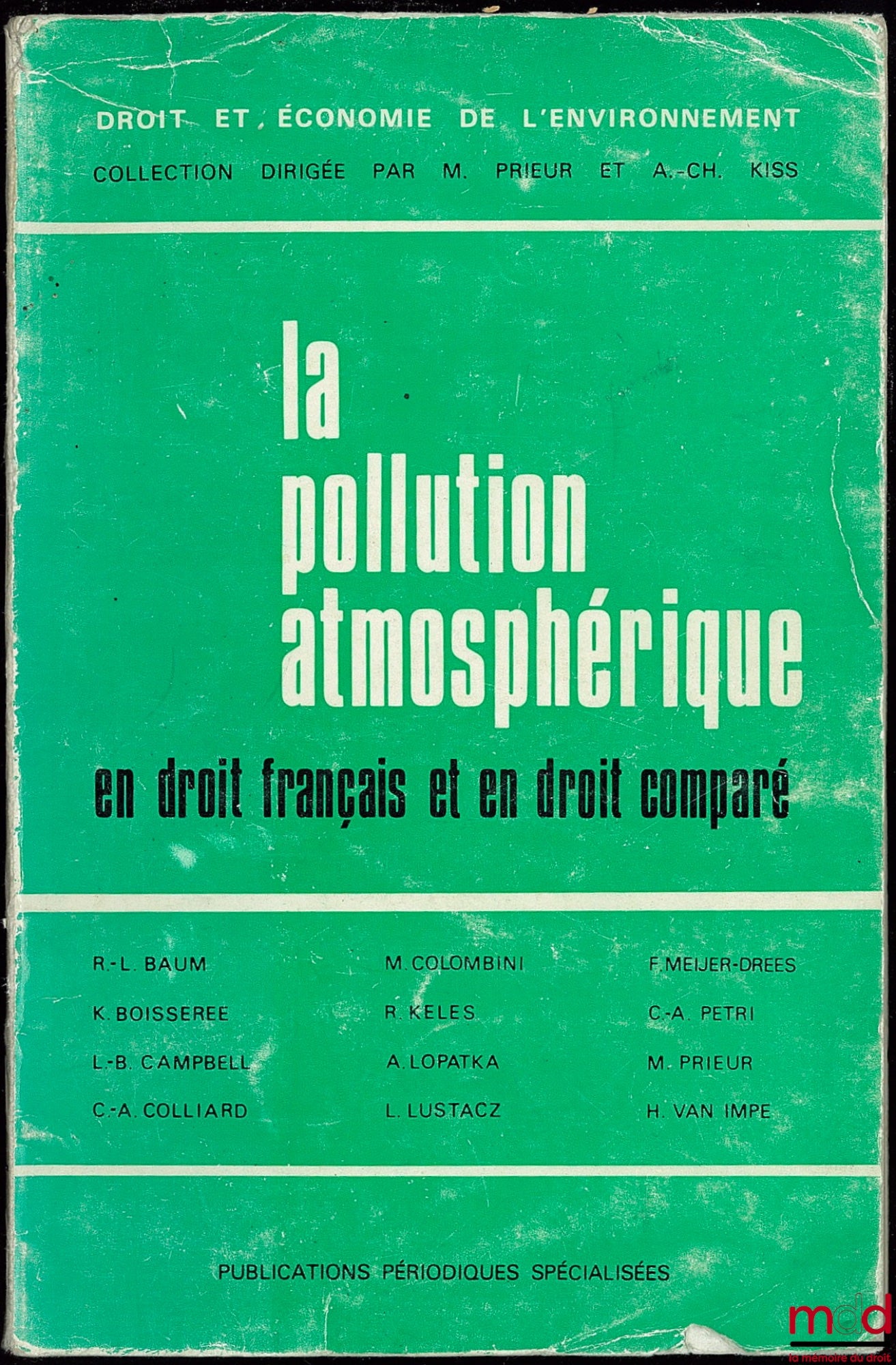 [Collective] – AIR POLLUTION IN FRENCH AND COMPARATIVE LAW, coll. Environmental Law and Economics