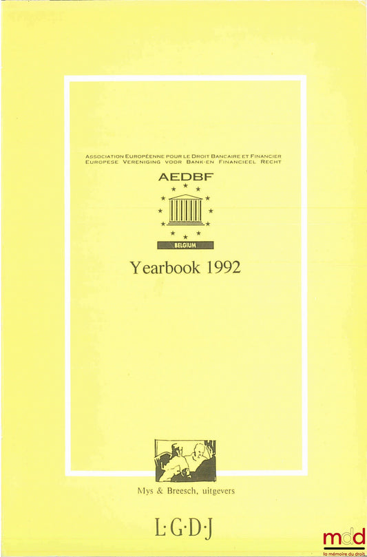 [Directory] – EUROPEAN ASSOCIATION FOR BANKING AND FINANCIAL LAW (AEDBF), Directory 1992