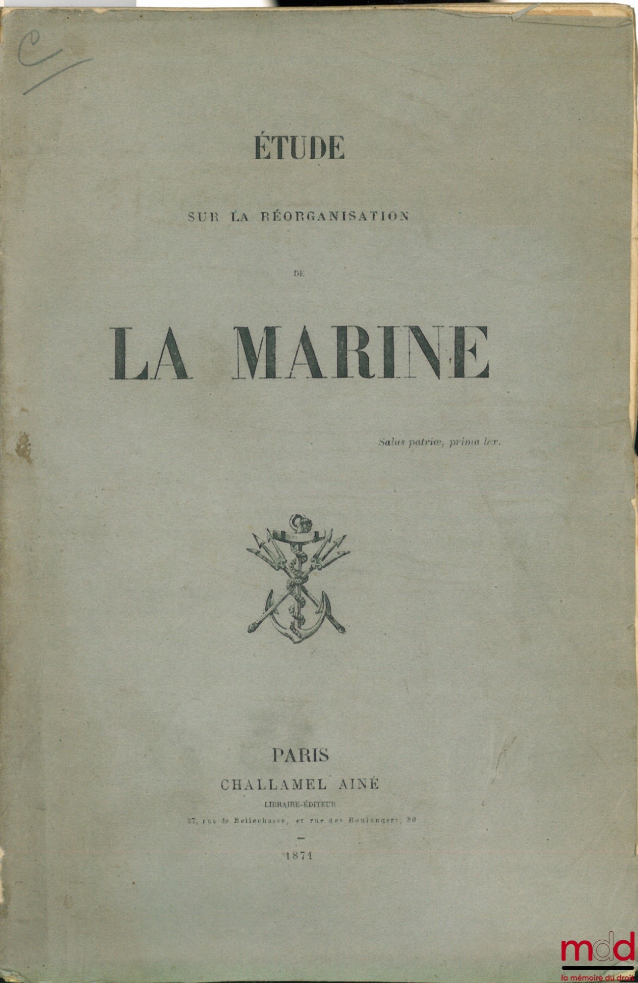 Collective – STUDY ON THE REORGANIZATION OF THE NAVY