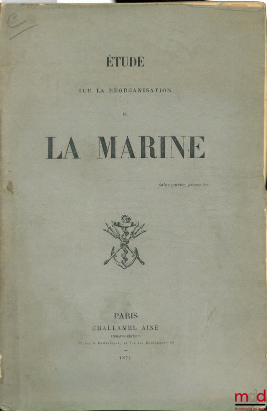 Collective – STUDY ON THE REORGANIZATION OF THE NAVY
