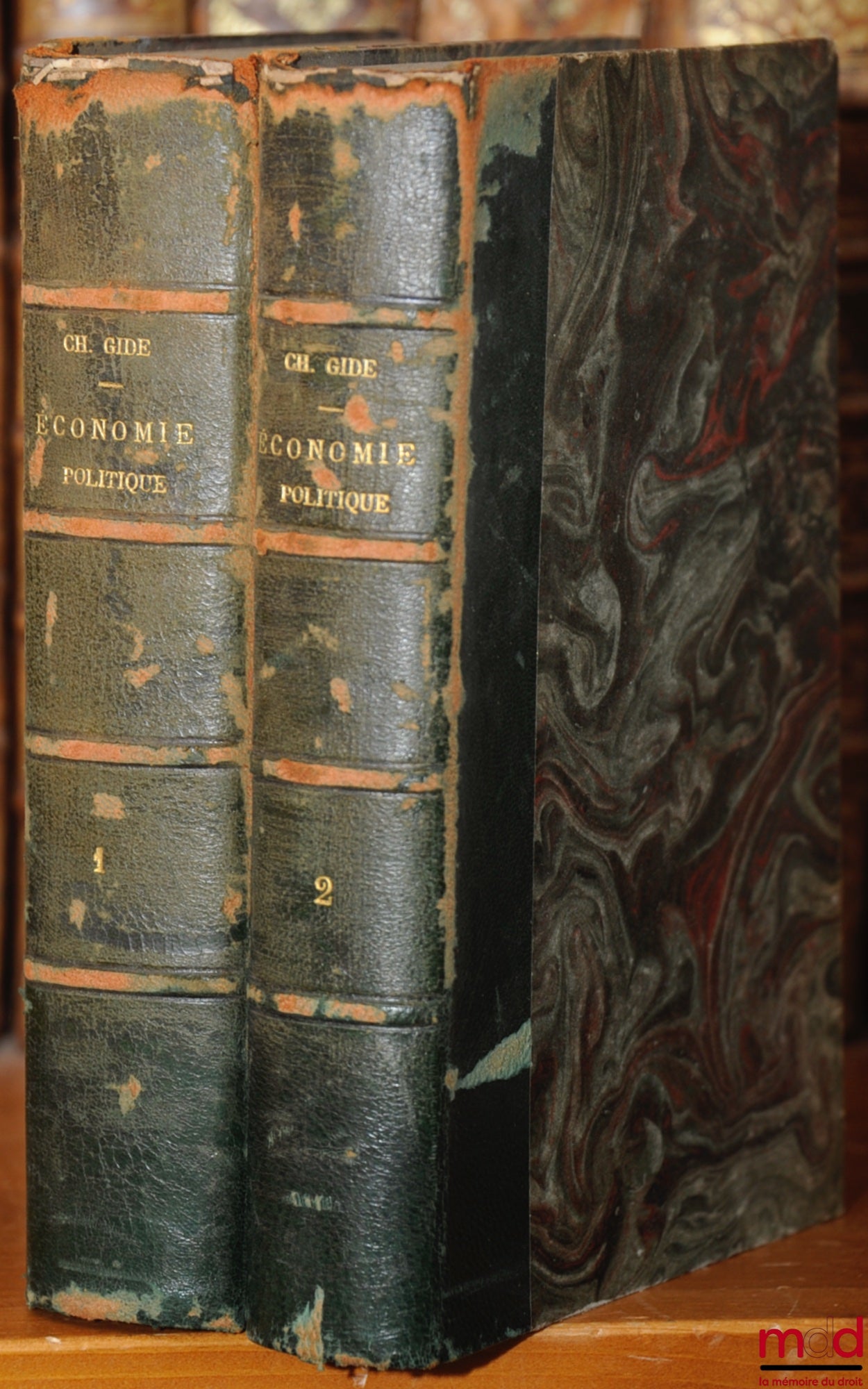 GIDE (Charles) – COURSE IN POLITICAL ECONOMY, vol. I (6th ed.), vol. 2 (5th ed.)