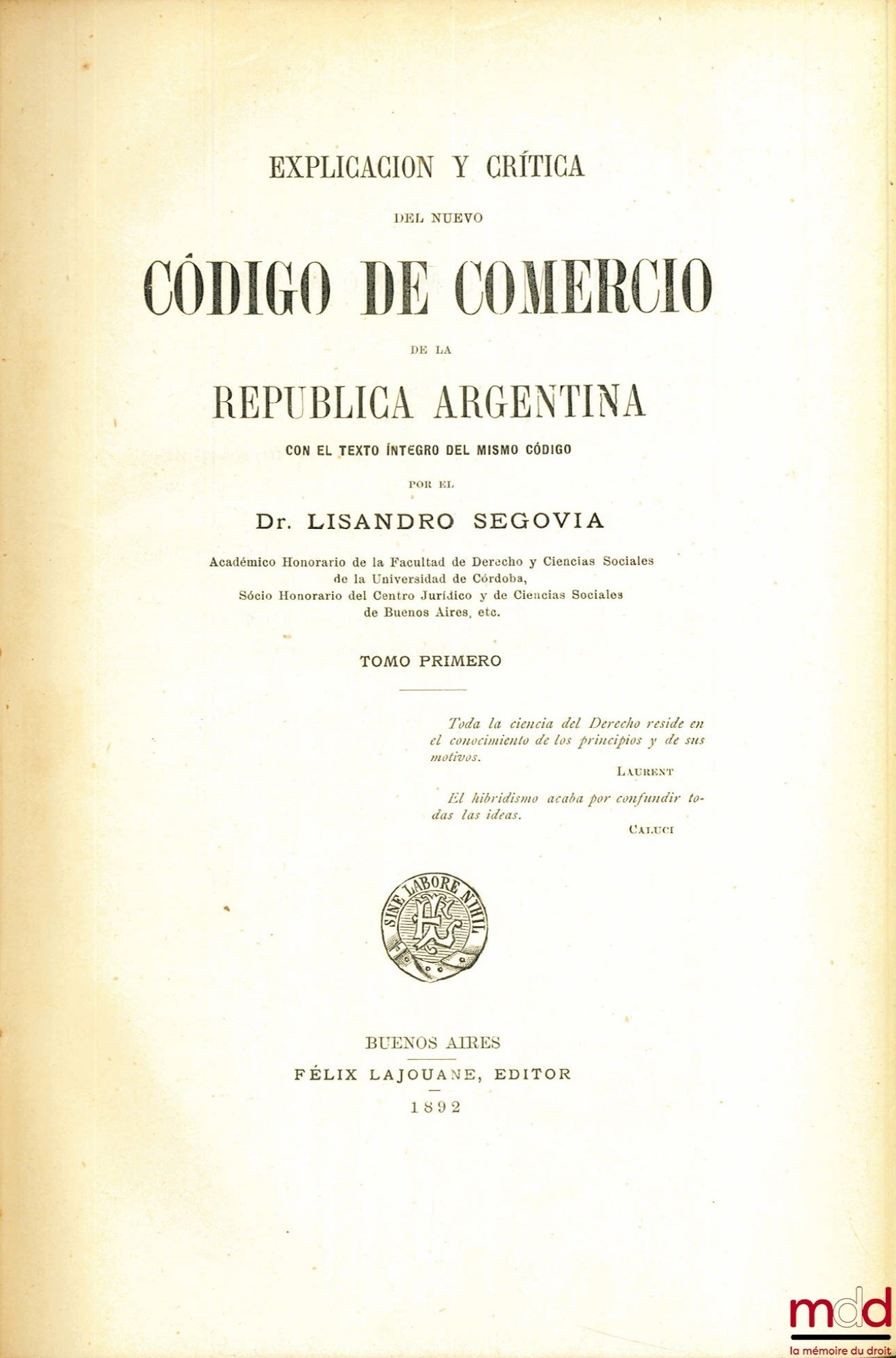 Segovia (Lisandro)