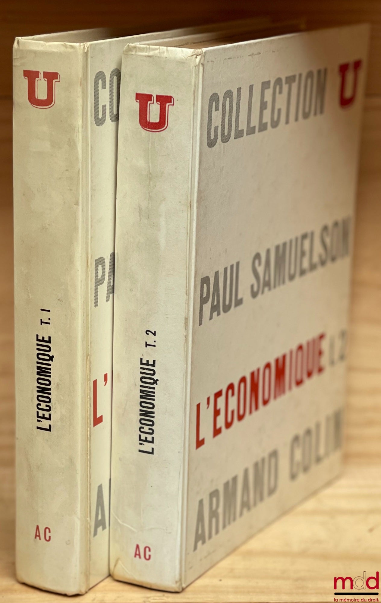 SAMUELSON (Paul A.) – ECONOMICS - Modern Techniques of Economic Analysis, translated from the 7th ed. 1967 for vol. 1 and from the 5th ed. for vol. 2 1961, by Gaël Fain, coll. U