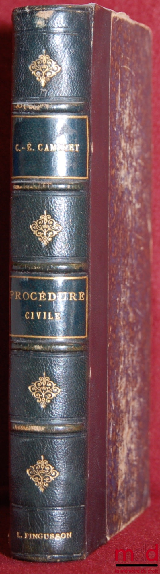 CAMUSE (S.-E.) – MANUAL OF CIVIL PROCEDURE WITH SUMMARY, QUESTIONNAIRE, FORMS, ANALYTICAL TABLES AND SEVERAL TABLES, 13th ed., revised, corrected and updated with current legislation and case law by a Law Tutor