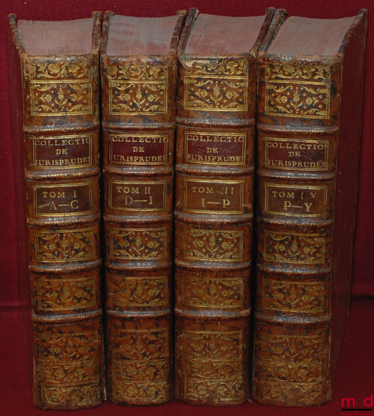 DENISART (Jean-Baptiste) – COLLECTION OF NEW DECISIONS AND CONCEPTS RELATED TO CURRENT CASE LAW, 7th ed., revised and considerably enlarged