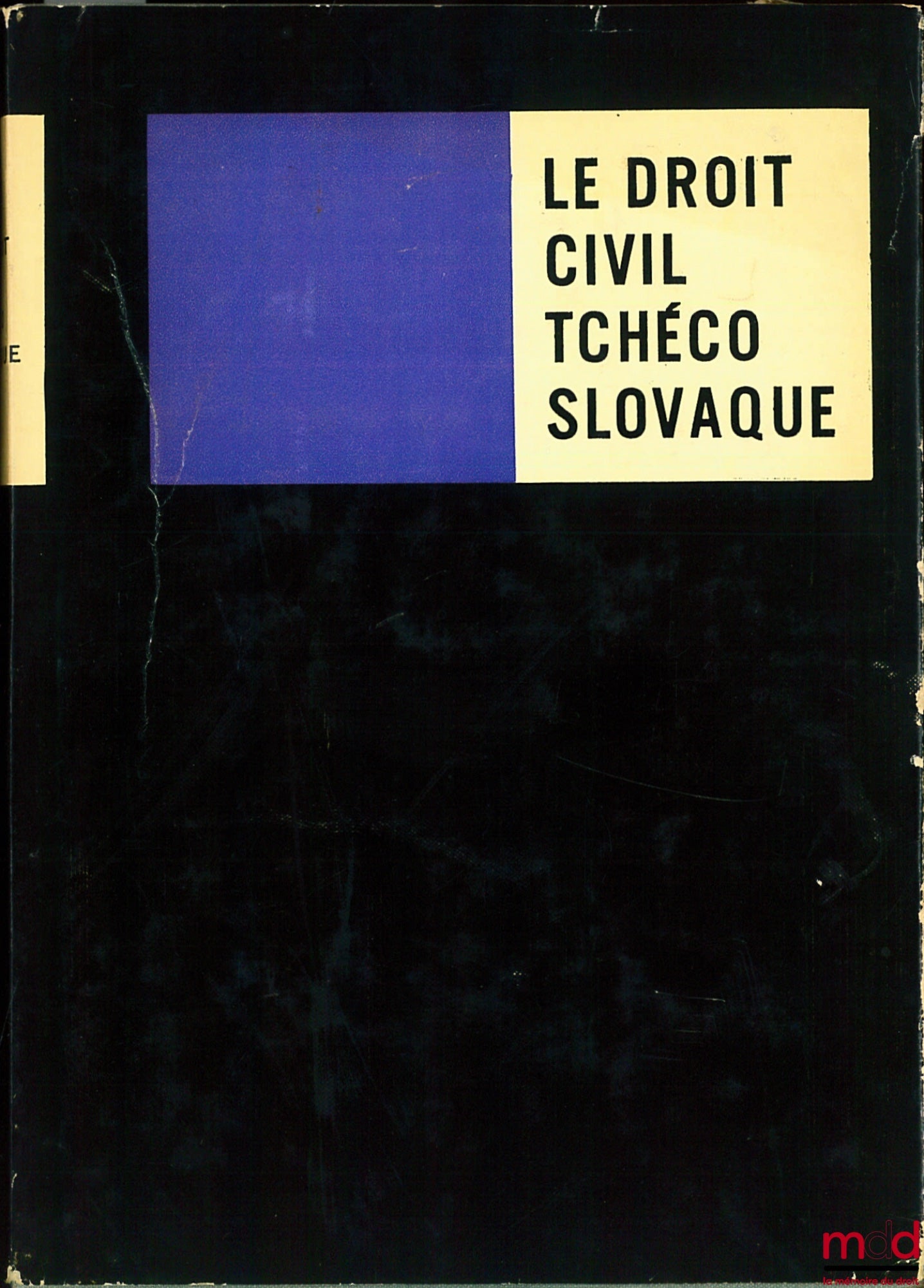 LUBY (Štefan) et al. – CZECHOSLOVAK CIVIL LAW, edited by Štefan Luby, Preface by Viktor Knapp