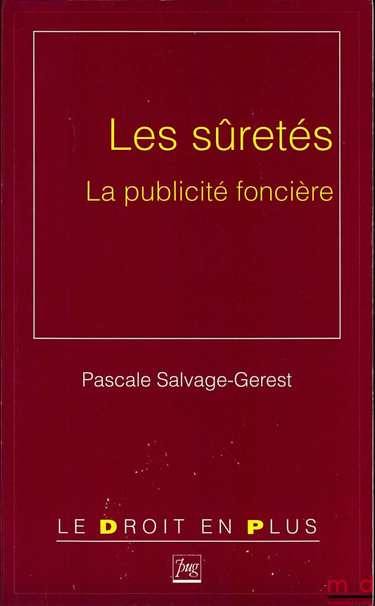 SALVAGE-GEREST (Pascale) – SECURITY. LAND REGISTRATION, coll. Law Plus