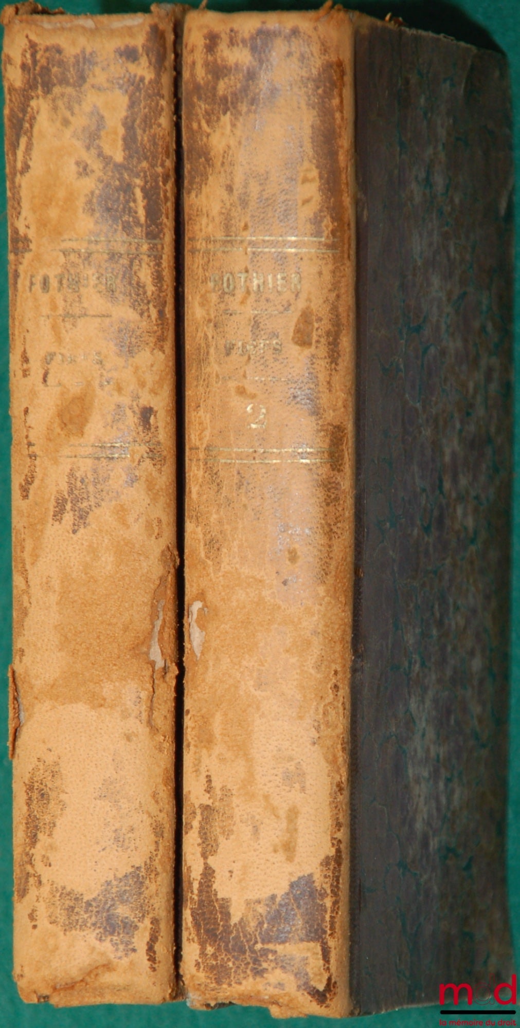 POTHIER (Robert-Joseph) – OEUVRES POSTHUMES DE M. POTHIER, dédiées à Monseigneur le Garde des Sceaux de France. Contenant les Traités des Fiefs, Censives, Relevoisons & Champarts.