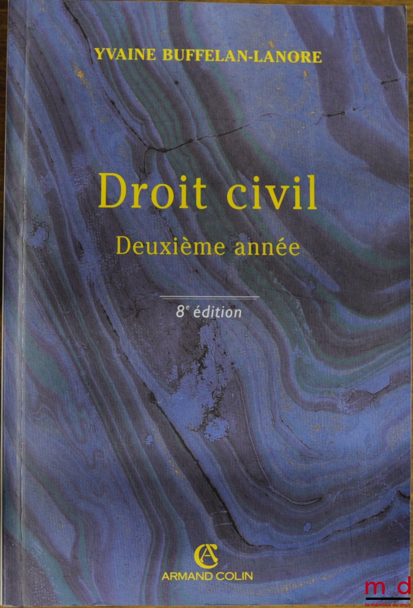BUFFELAN-LANORE (Yvaine) – CIVIL LAW SECOND YEAR, 8th ed. 2002