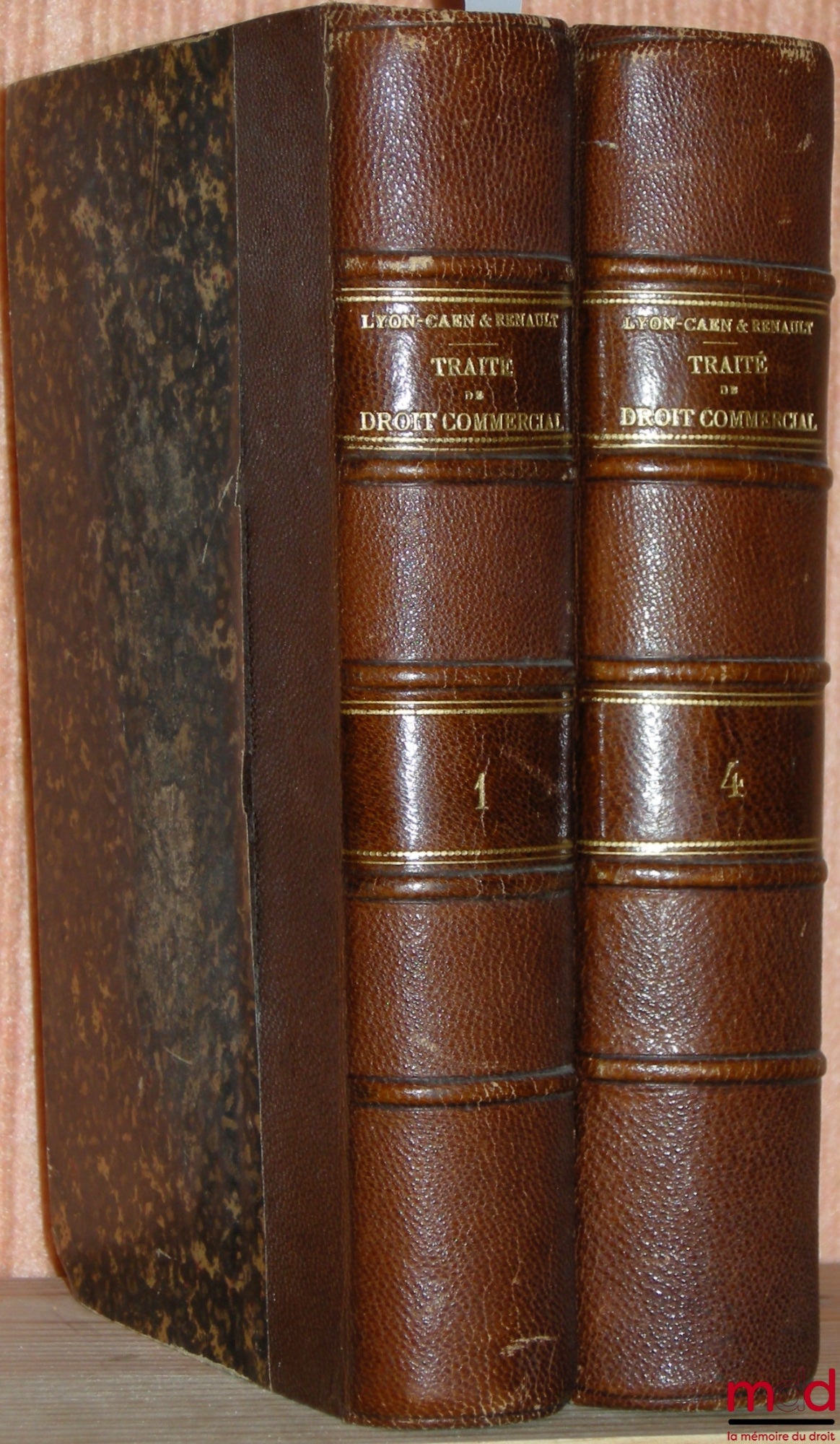 LYON-CAEN (Charles) and RENAULT (Louis) – TREATISE ON COMMERCIAL LAW, vol. I and vol. IV, 2nd ed.