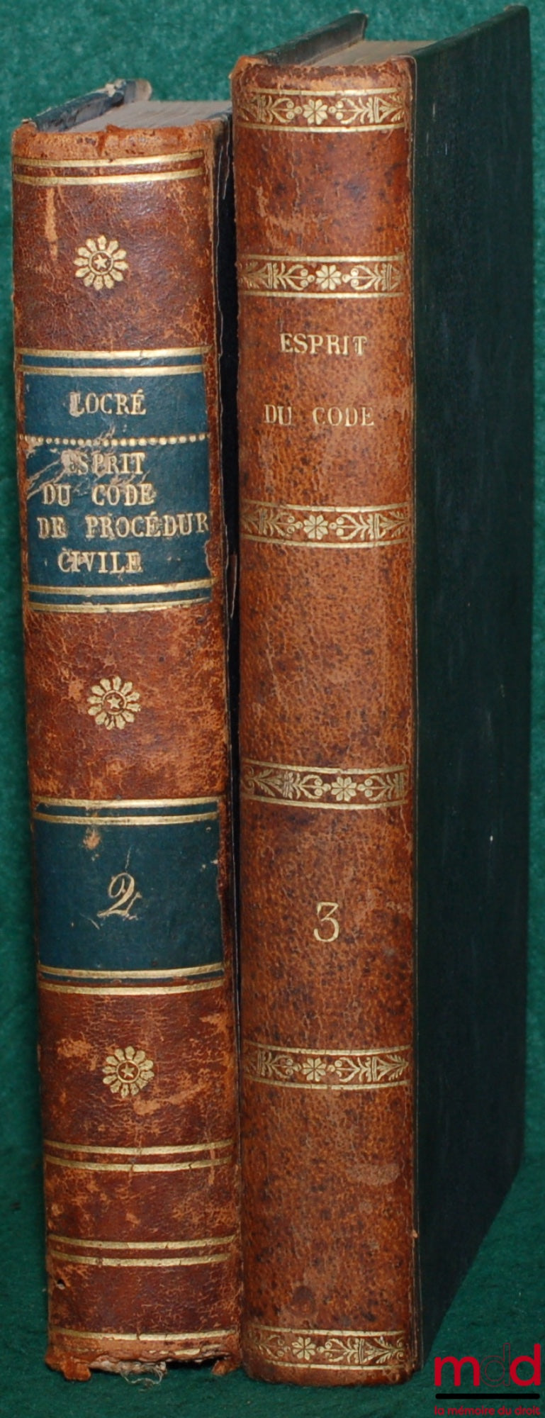 LOCRÉ (Baron) – ESPRIT DU CODE DE PROCÉDURE CIVILE ou Conférence du Code de Procédure avec les Discussions du Conseil, les Observations du Tribunat, les Exposés de motifs, les Discours des Orateurs du Tribunat, les Dispositions des autres Codes etc., t. I