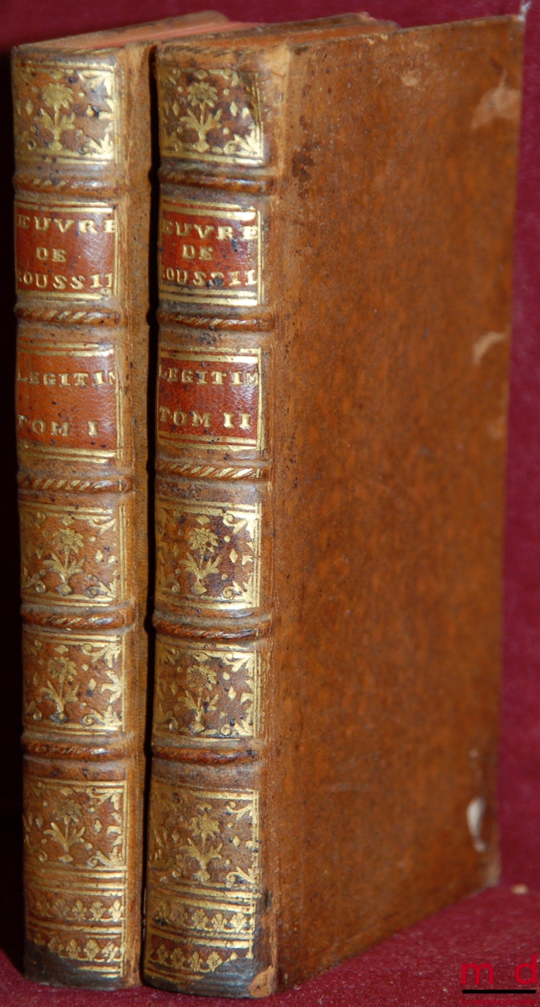 ROUSSILHE (Pierre) – LES INSTITUTIONS AU DROIT DE LÉGITIME ; OU RECUEIL DE LA JURISPRUDENCE ACTUELLE CONCERNANT LA LÉGITIME ET SUPPLÉMENT D’ICELLE, seconde éd. revue, corrigée et augmentée par l’auteur