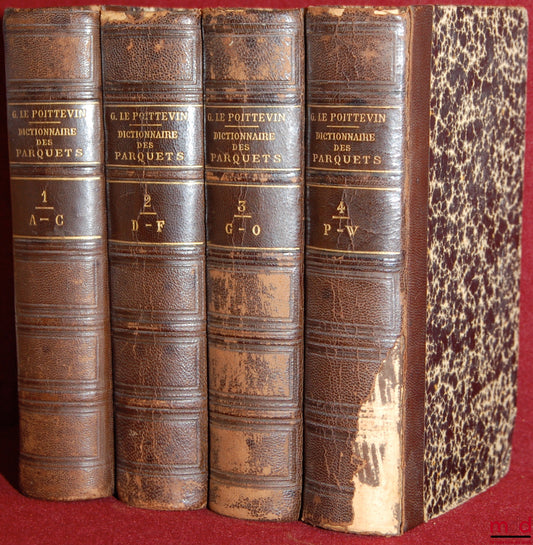 LE POITTEVIN (Gustave) – DICTIONARY-FORMULARY OF THE PROSECUTOR'S OFFICES AND THE JUDICIAL POLICE, 5th ed. completely revised and considerably enlarged