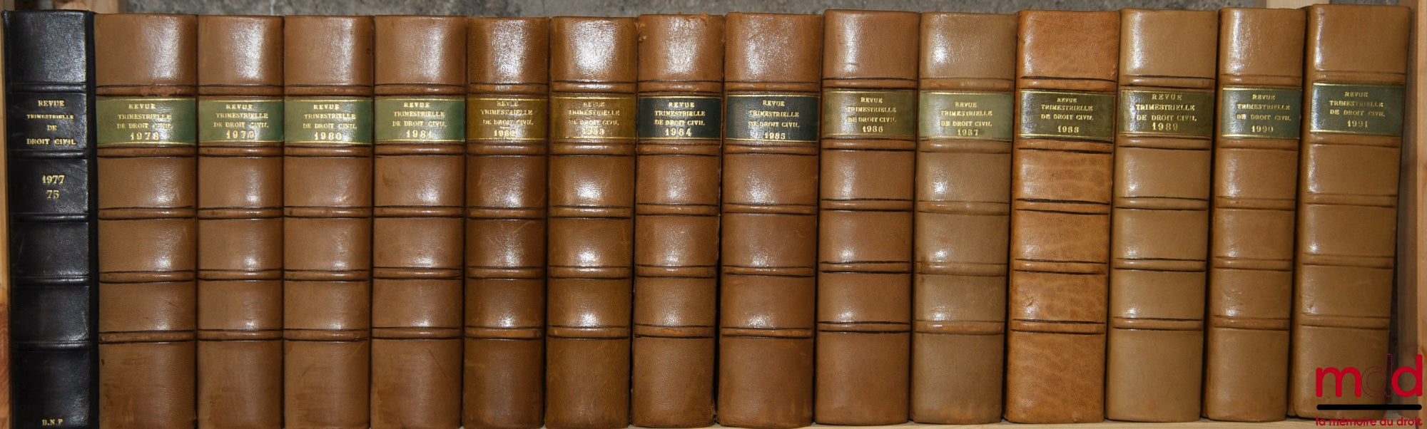 [RTDCiv. - ESMEIN (Adhémar)] – REVUE TRIMESTRIELLE DE DROIT CIVIL fondée en 1902 par A. Esmein, Ch. Massigli, R. Saleilles et Al. Wahl, de 1937 à 2010