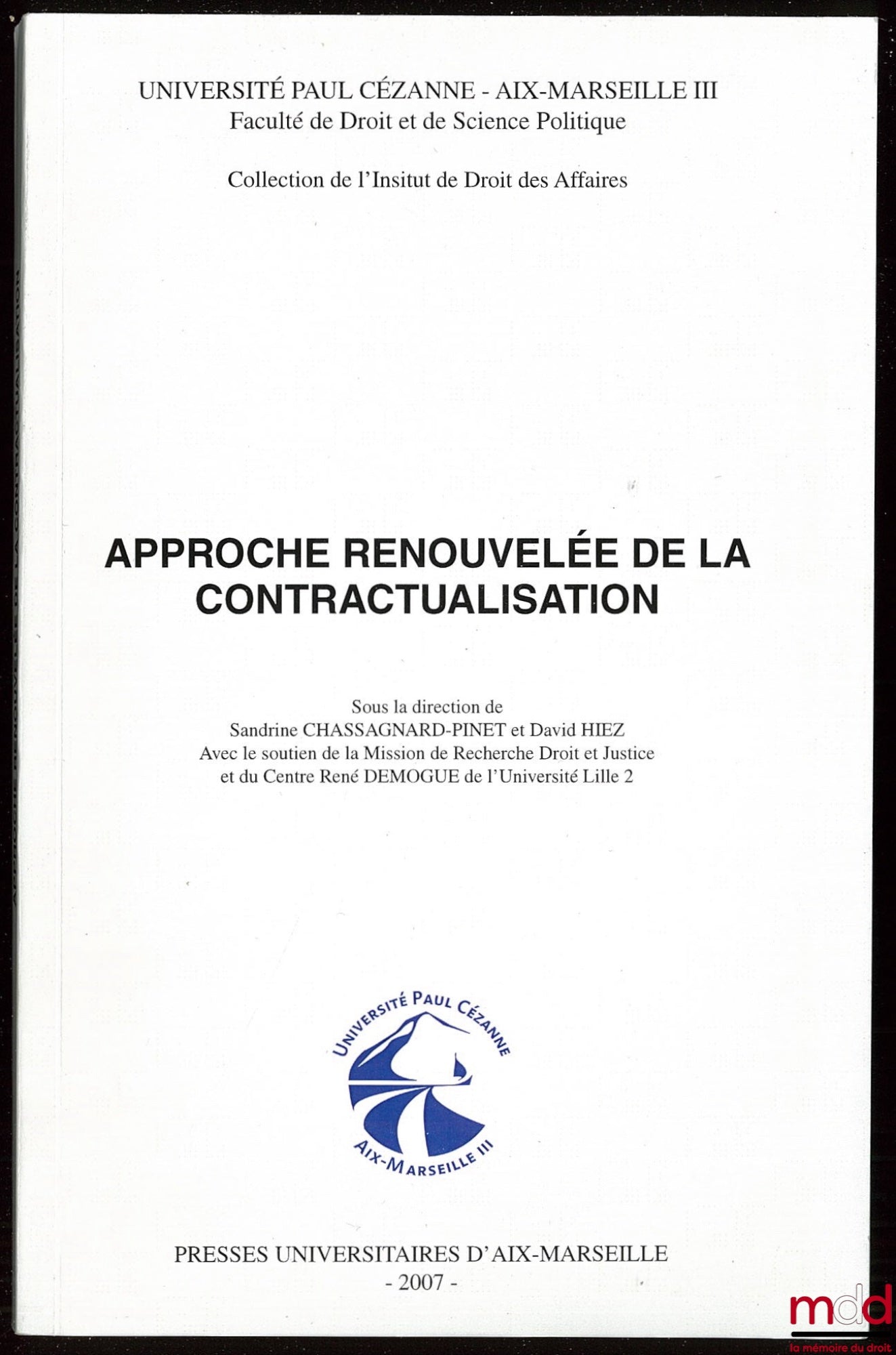 [Collective] – A RENEWED APPROACH TO CONTRACTUALIZATION