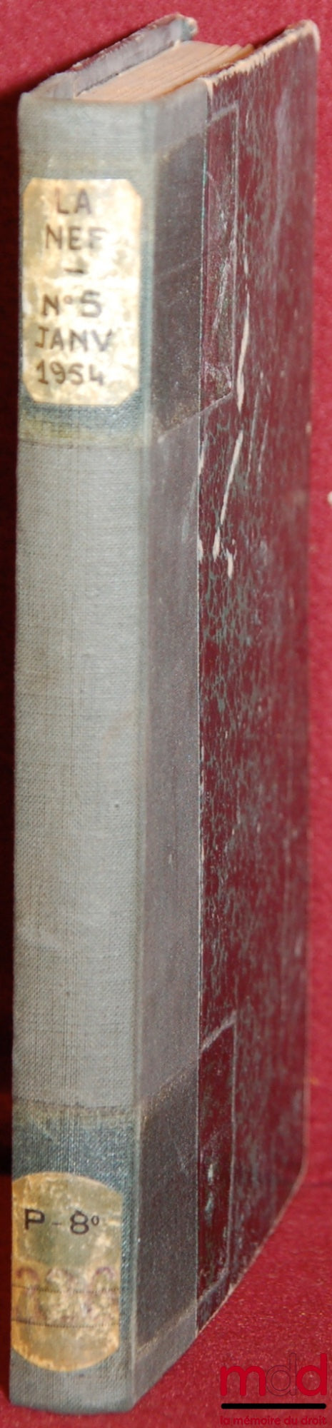 [Collective] – PROBLEMS OF FRENCH CATHOLICISM, LA NEF, New series, Booklet no. 5, 11th year, Jan. 1954