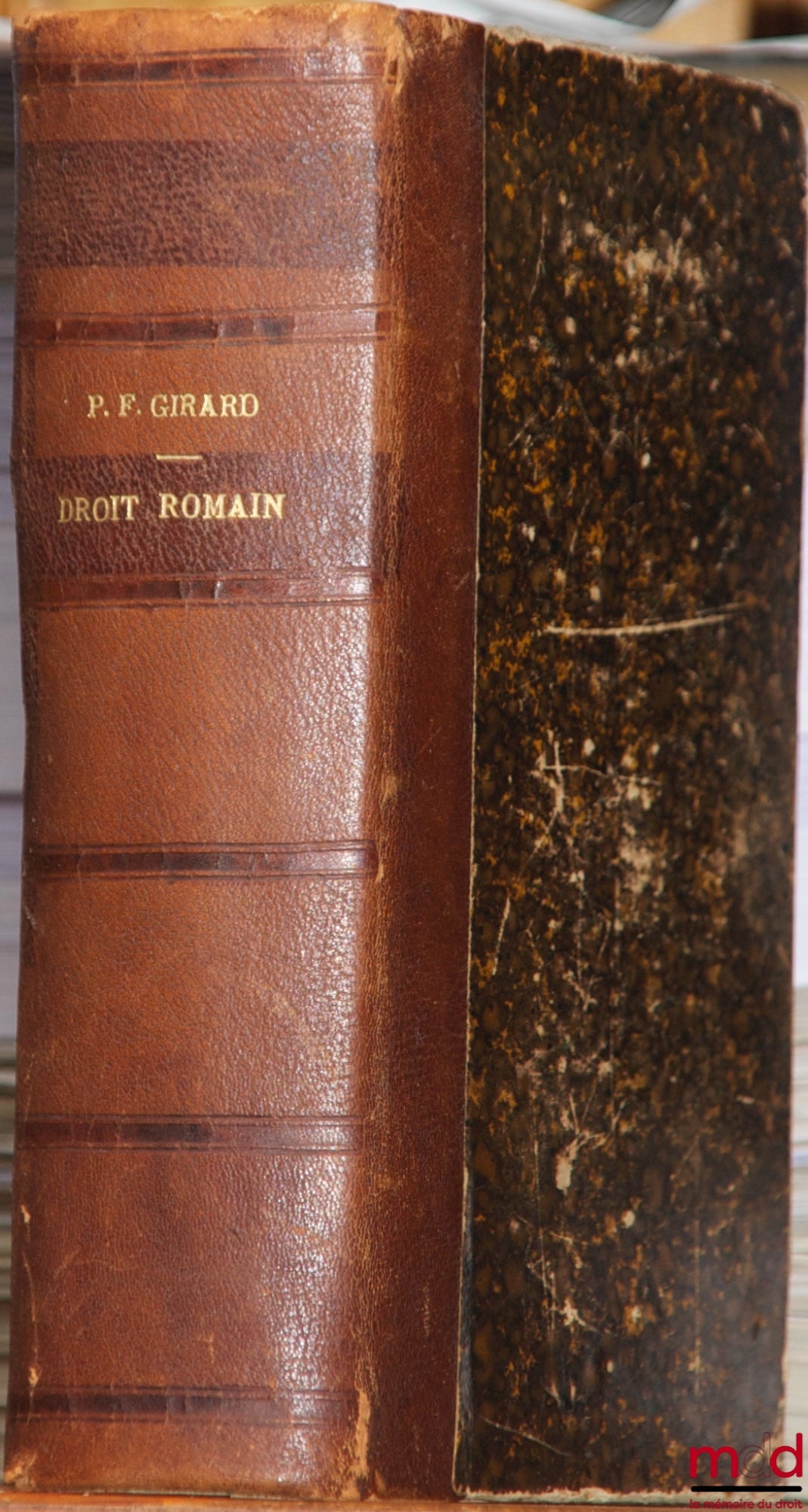 GIRARD (Paul Frédéric) – MANUEL ÉLÉMENTAIRE DE DROIT ROMAIN, 3e éd. revue et augmentée