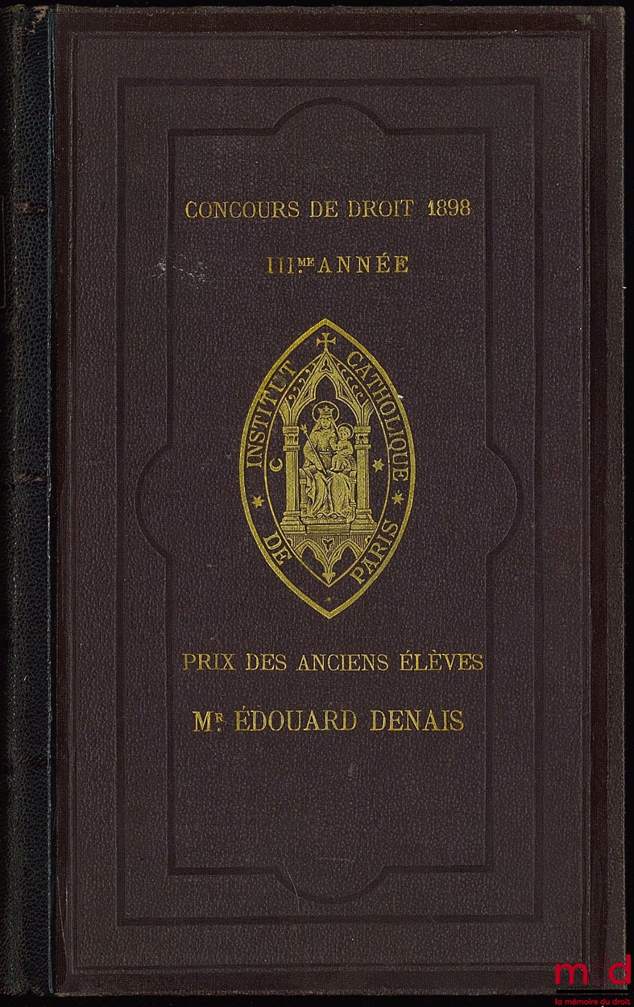 HAURIOU (Maurice) – PRECIS OF ADMINISTRATIVE LAW AND GENERAL PUBLIC LAW for the use of undergraduate and doctoral students in political science, 3rd ed.
