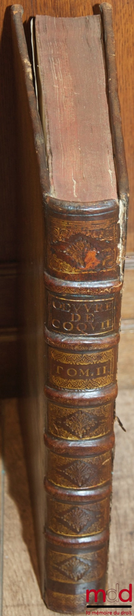[Customs], COQUILLE (Guy) – THE WORKS OF MASTER GUY COQUILLE, LORD OF ROMENAY, CONTAINING SEVERAL TREATISES TOUCHING ON THE LIBERTIES OF THE GALLICAN CHURCH, THE HISTORY OF FRANCE & FRENCH LAW, among which several have not yet been printed