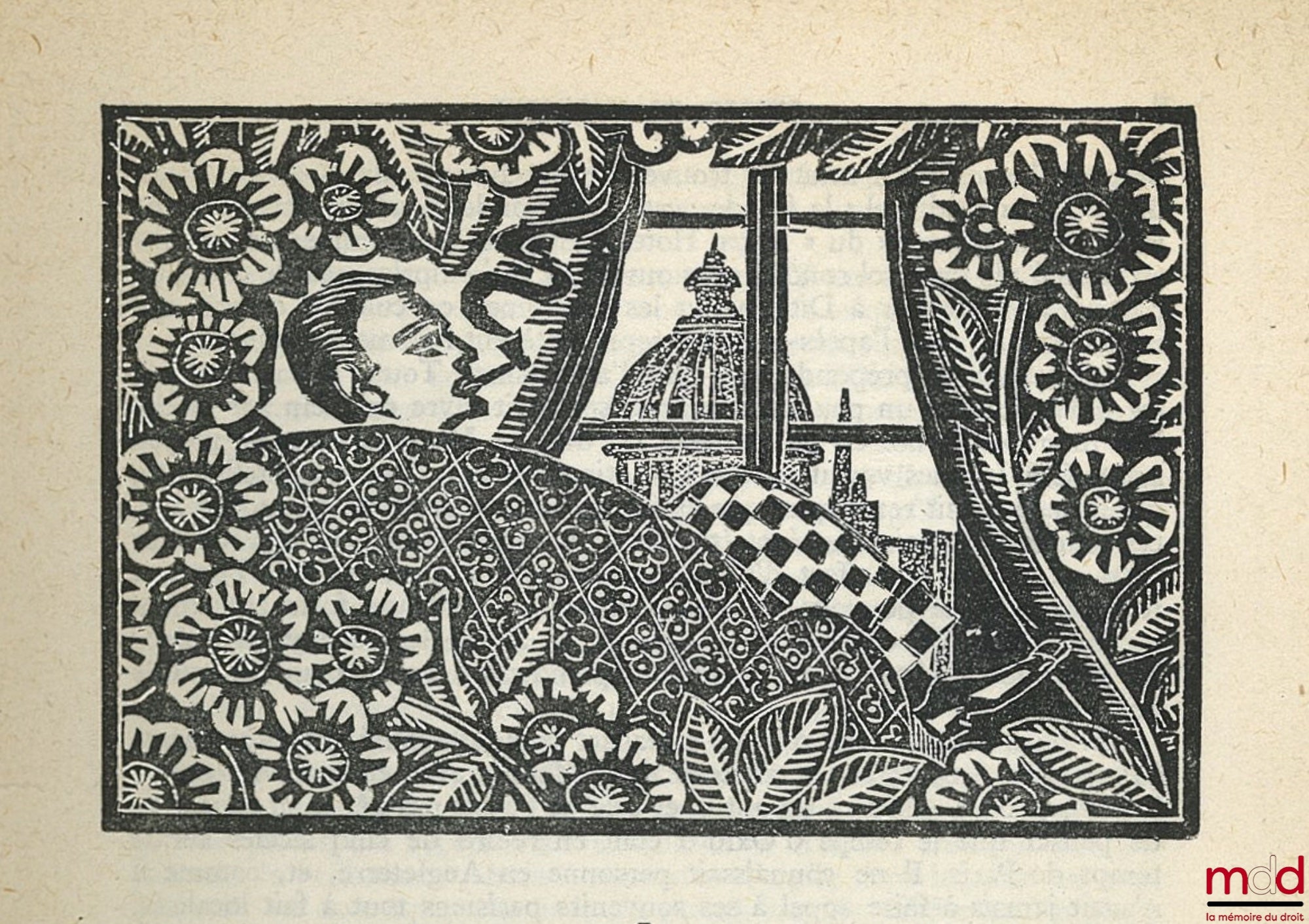 TROYAT (Henri) – OXFORD AND MARGARET, 25 Original woodcuts by Morin-Jean, Coll. Le livre de demain n° 65