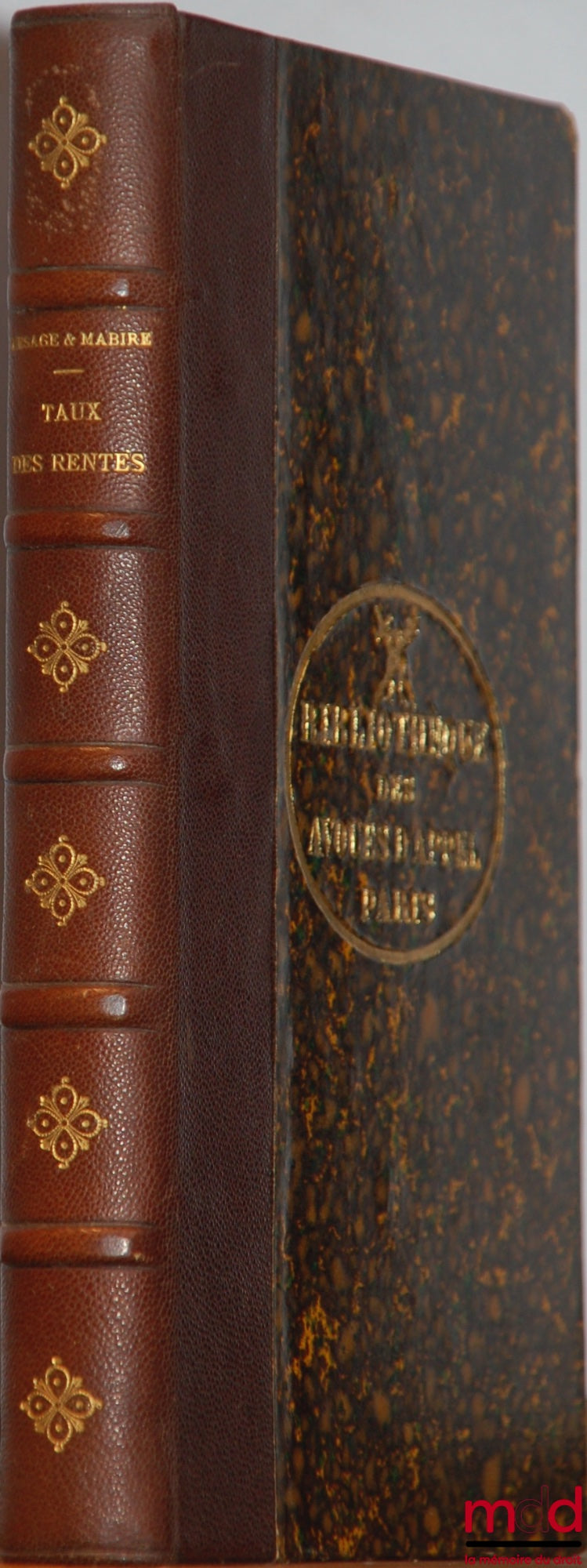 LESAGE (Léon) et MABIRE (Marcel) – LOI DU 9 AVRIL 1898 TAUX DES RENTES ALLOUÉES D’APRÈS LA JURISPRUDENCE EN MATIÈRE D’INFIRMITÉS PERMANENTES ET PARTIELLES