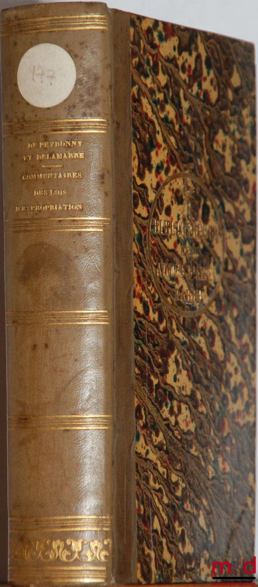 PEYRONNY (Jean-Charles de) and DELAMARRE – THEORETICAL AND PRACTICAL COMMENTARY ON THE LAWS OF EXPROPRIATION FOR PUBLIC UTILITY