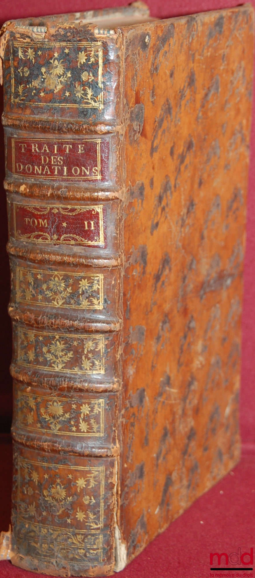 RICARD (Jean-Marie) and CHEMIN (Michel du) – WORKS OF MR. JEAN MARIE RICARD. Vol. II [alone] containing TREATISES ON MUTUAL GIFTS, CONDITIONAL PROVISIONS, etc., SUBSTITUTIONS, REPRESENTATION & RECOURSE in matters of Succession, CUSTOM