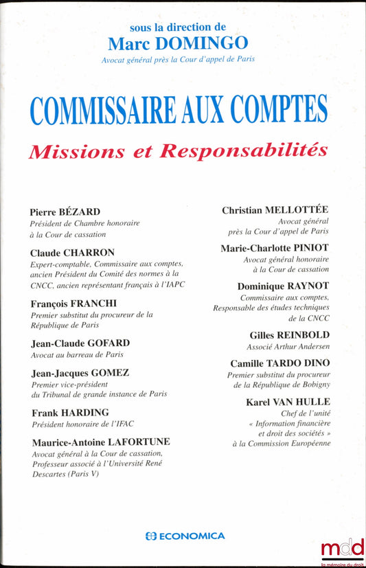 [Collective] – AUDITOR, MISSIONS AND RESPONSIBILITIES