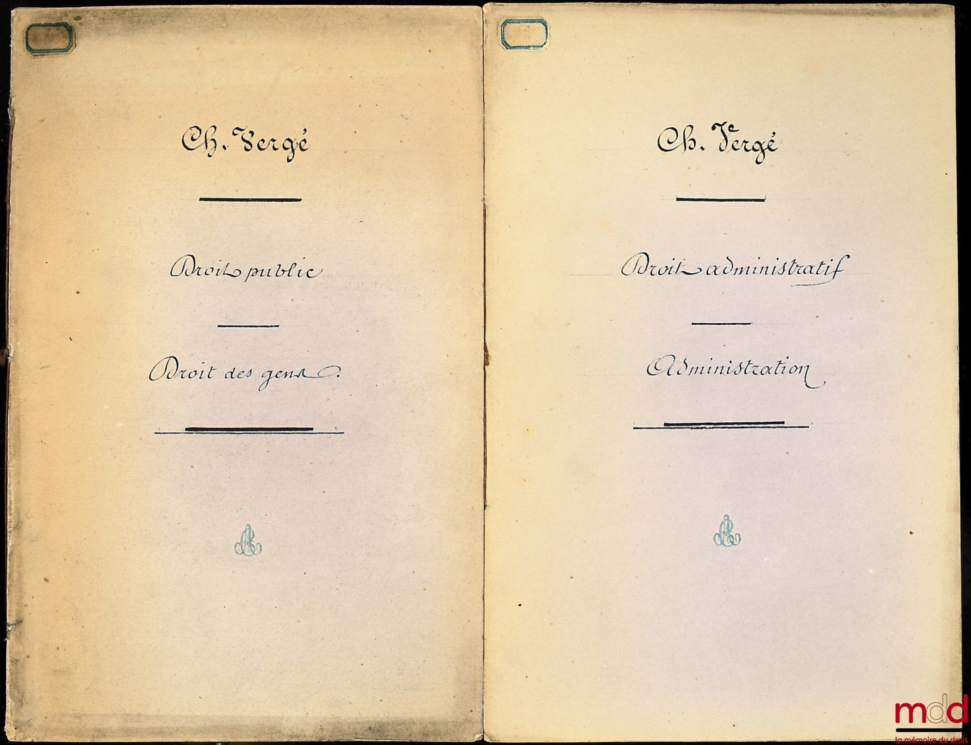 VERGÉ (Charles) – INSTRUCTION POUR LE PEUPLE - CENT TRAITÉS, 1° Droit administratif - Administration, 2° Droit public - Droit des gens