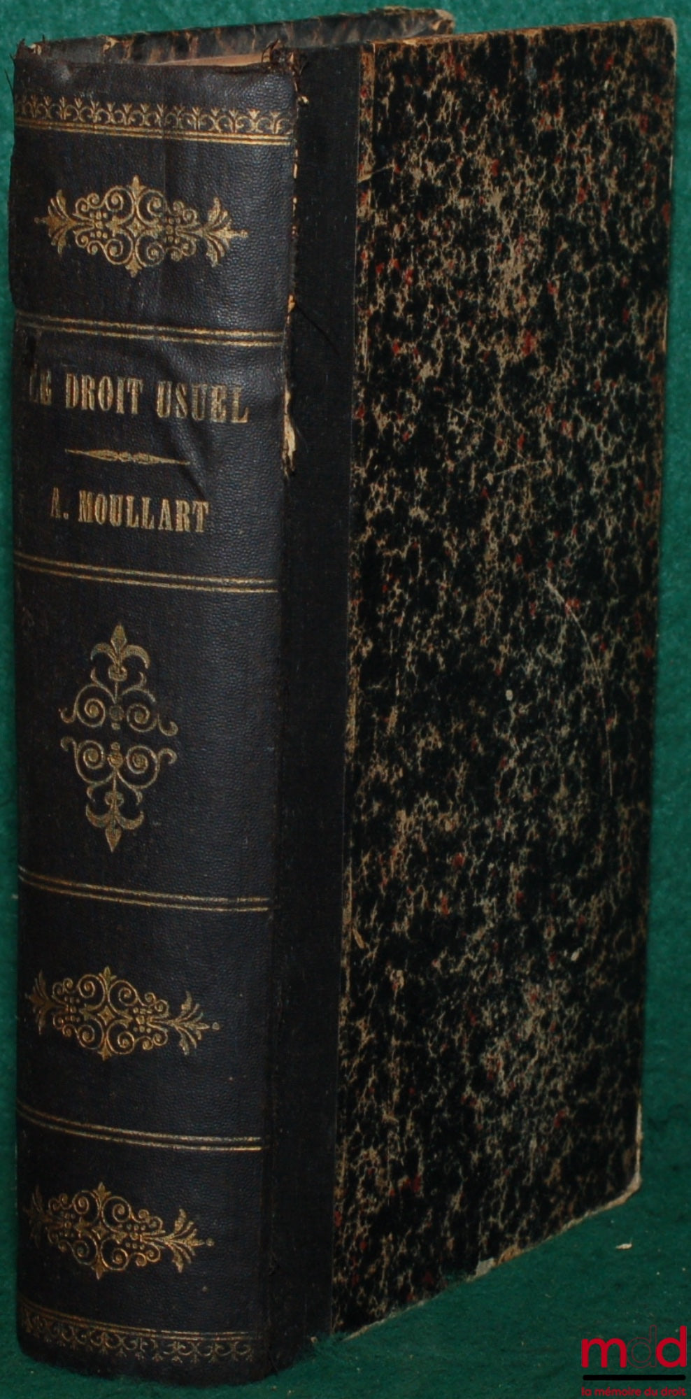 MOULLART (Achille-Alfred) – USUAL LAW, AN ELEMENTARY TREATISE WRITTEN FROM A PRACTICAL POINT OF VIEW