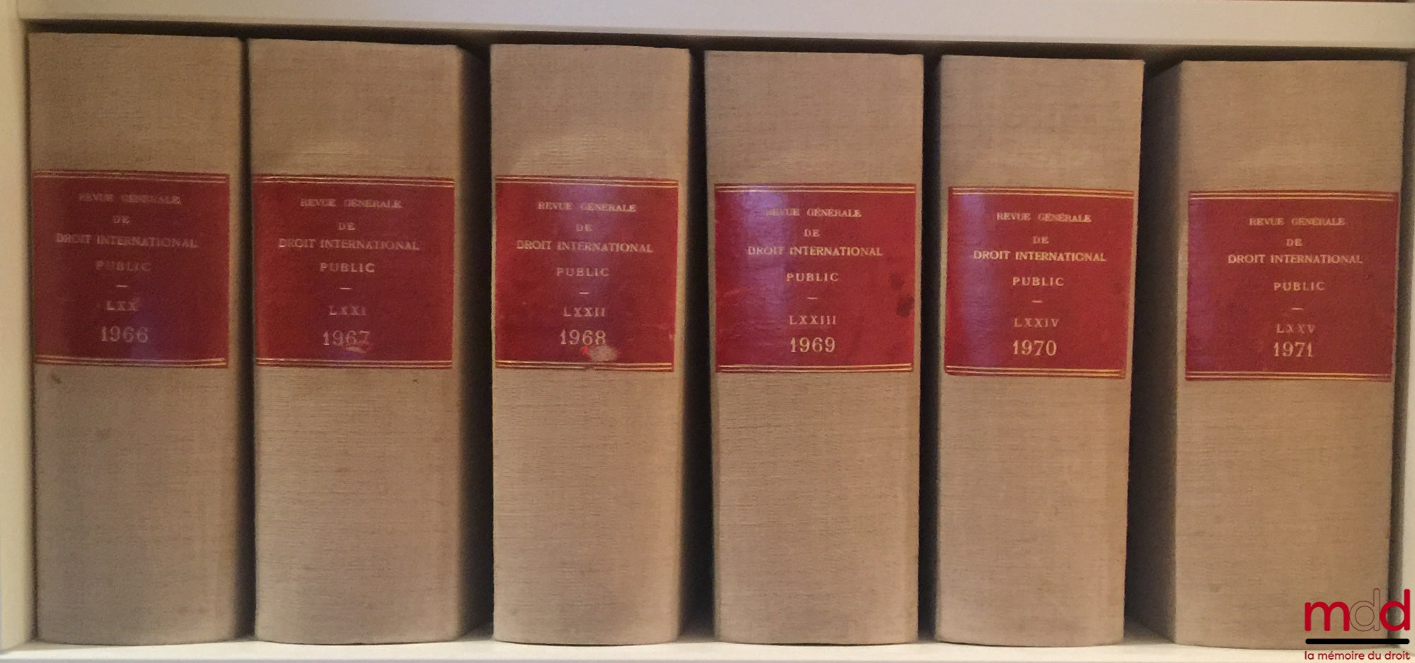 [RGDIP] – REVUE GÉNÉRALE DE DROIT INTERNATIONALE PUBLIC, Revue fondée en 1894 par MM. Pillet, Fauchille et Pédone, de 1959 à 2014 [strictement complète]