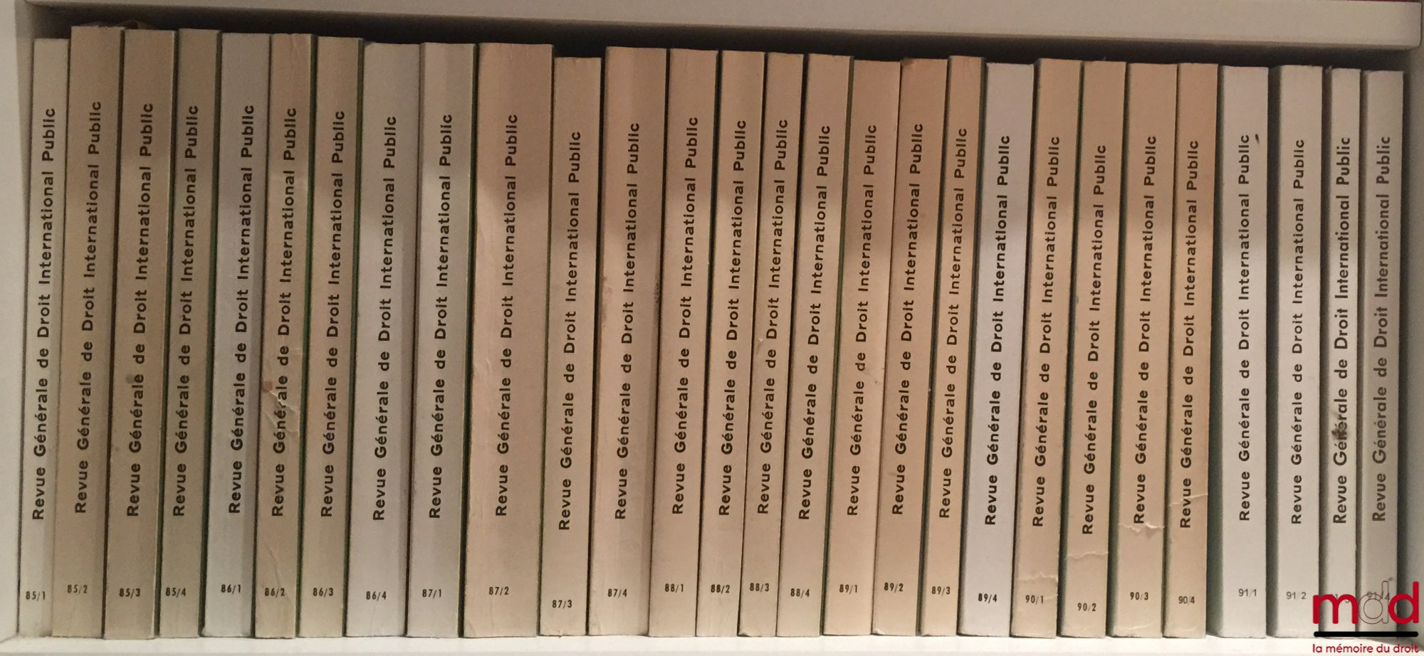[RGDIP] – REVUE GÉNÉRALE DE DROIT INTERNATIONALE PUBLIC, Revue fondée en 1894 par MM. Pillet, Fauchille et Pédone, de 1959 à 2014 [strictement complète]
