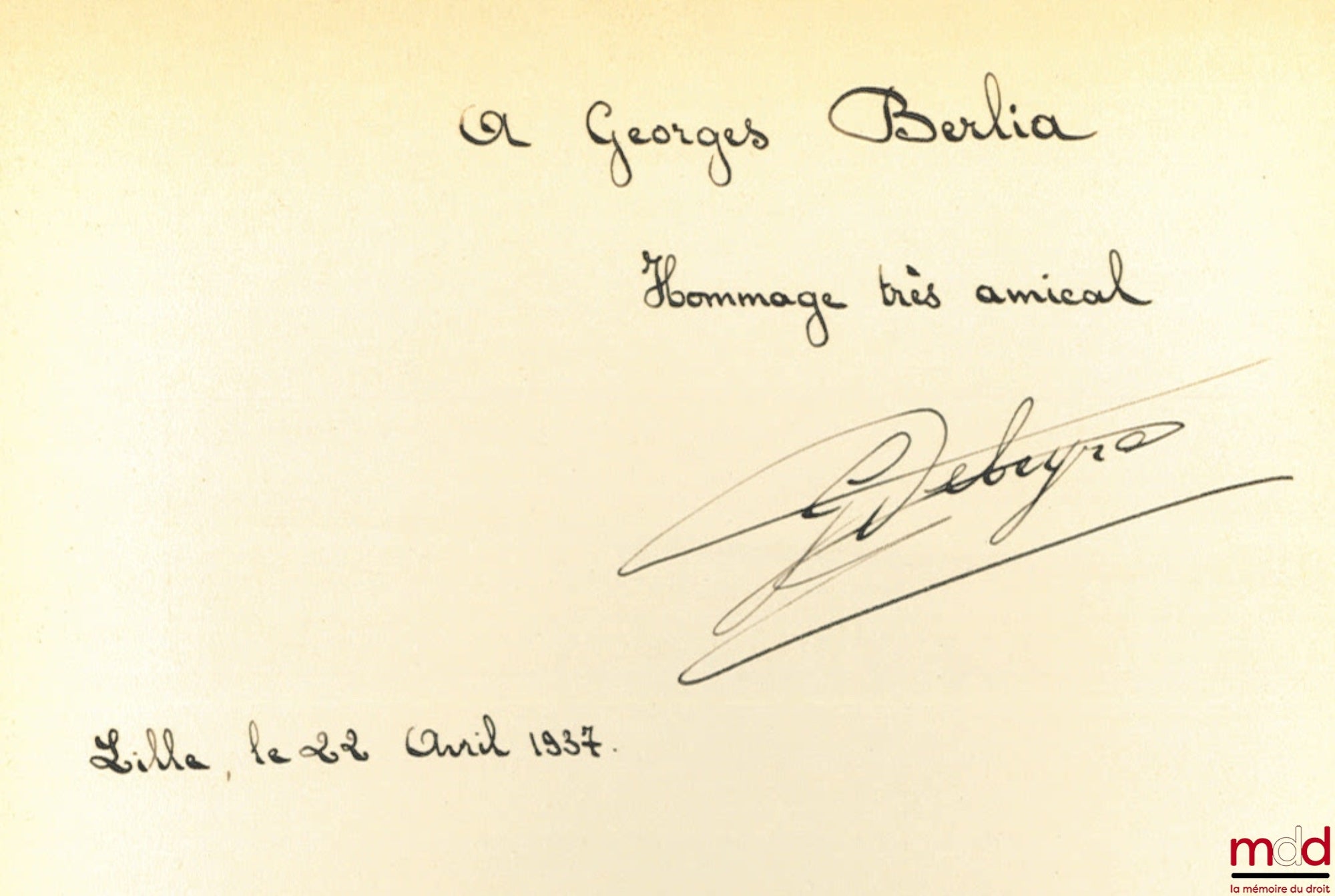 DEBEYRE (Guy) – THE RESPONSIBILITY OF PUBLIC AUTHORITY IN FRANCE AND BELGIUM - THE INFLUENCE OF AN ADMINISTRATIVE COURT ON ITS DEVELOPMENT