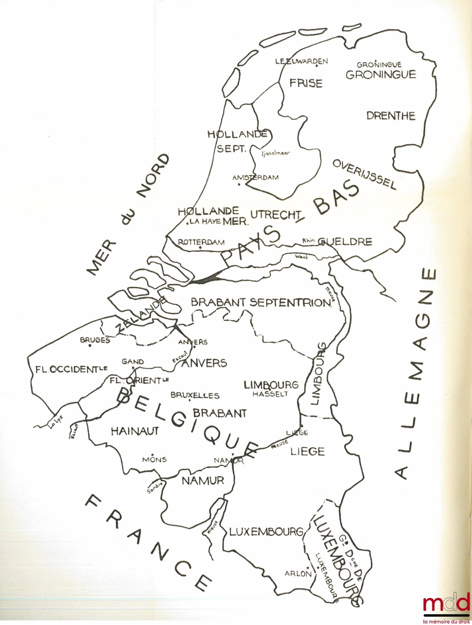 MAST (André) – LES PAYS DU BÉNÉLUX, coll. “comment ils sont gouvernés” sous la direction de Georges Burdeau, t. IV