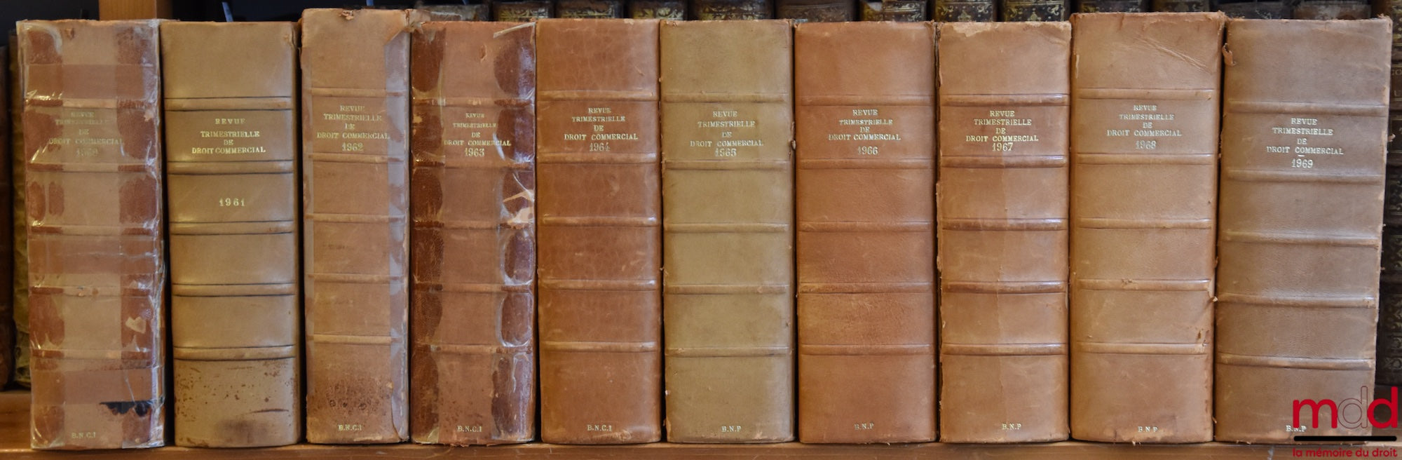 [RTDCom. - J. ESCARRA & R. HOUIN] – REVUE TRIMESTRIELLE DE DROIT COMMERCIAL ET DE DROIT ÉCONOMIQUE fondée par J. Escarra et R. Houin, 1949 puis 1952 à 2004 [complet de 1952 à 2004]