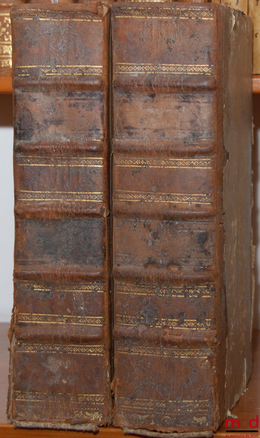 VOET (Jean) – JOHANNIS VOET JCTI &amp; ANTESCESSORIS IN ACADEMIA LUGDUNO-BATAVA COMMENTARIUS AD PANDECTAS. IN QUO PRÆTER ROMANI JURIS PRINCIPIA AC CONTROVERSAIAS ILLUSTRIORES, JUS ETIAM HODIERNUM, &amp; PRÆCIPUÆ FORI QUESTIONES EXCUTIUNTUR, 2nd ed.