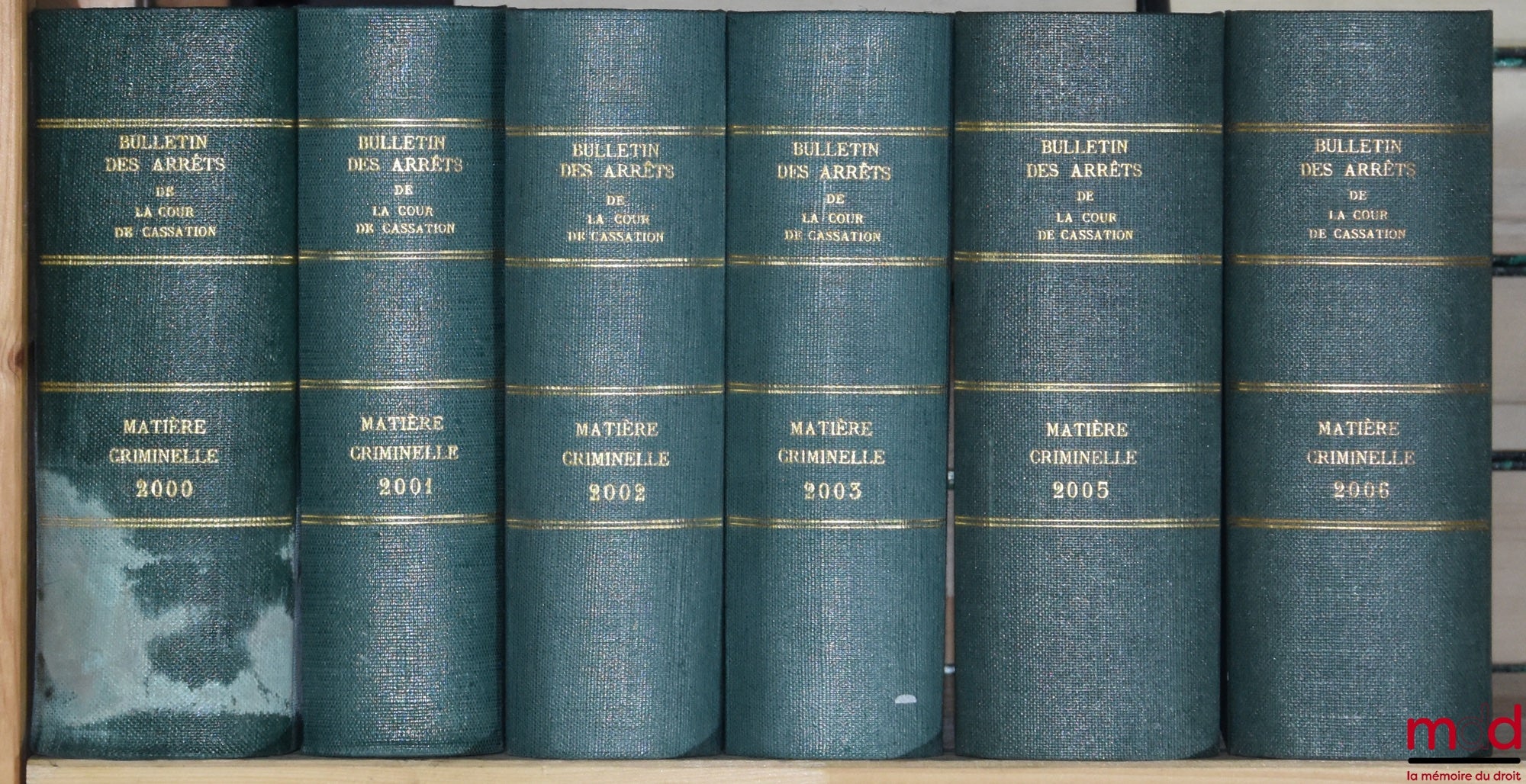 [Bulletin criminel] – BULLETIN DES ARRÊTS DE LA COUR DE CASSATION, Chambre criminelle, 1953 à 2006 [complet]