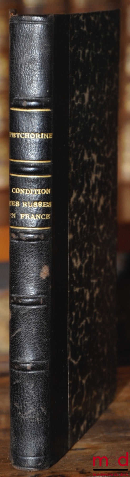 PETCHORINE (Dimitri) – CONDITION DES RUSSES EN FRANCE ET CELLE DES ÉTRANGERS (spécialement les français) EN U.R.S.S., Préface de M. Gilbert Gidel