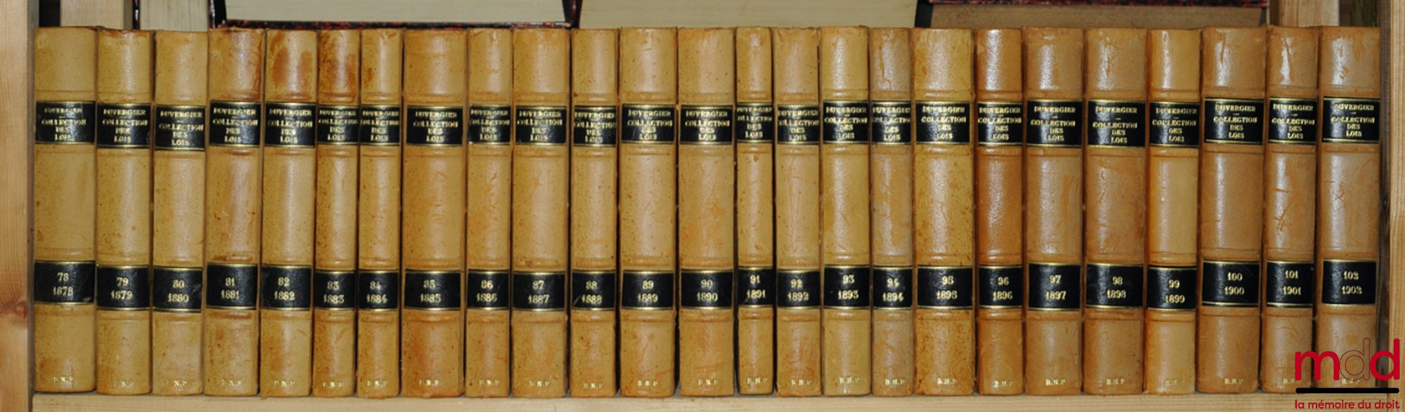 [DUVERGIER (Jean-Baptiste)] – COLLECTION COMPLÈTE DES LOIS, Décrets, Ordonnances, Réglements, AVIS DU CONSEIL-D’ÉTAT, publié sur les éditions officielles du Louvre ; de l’Imprimerie nationale, par Baudouin ; et du Bulletin des Lois ; (De 1788 à 1830 inclu