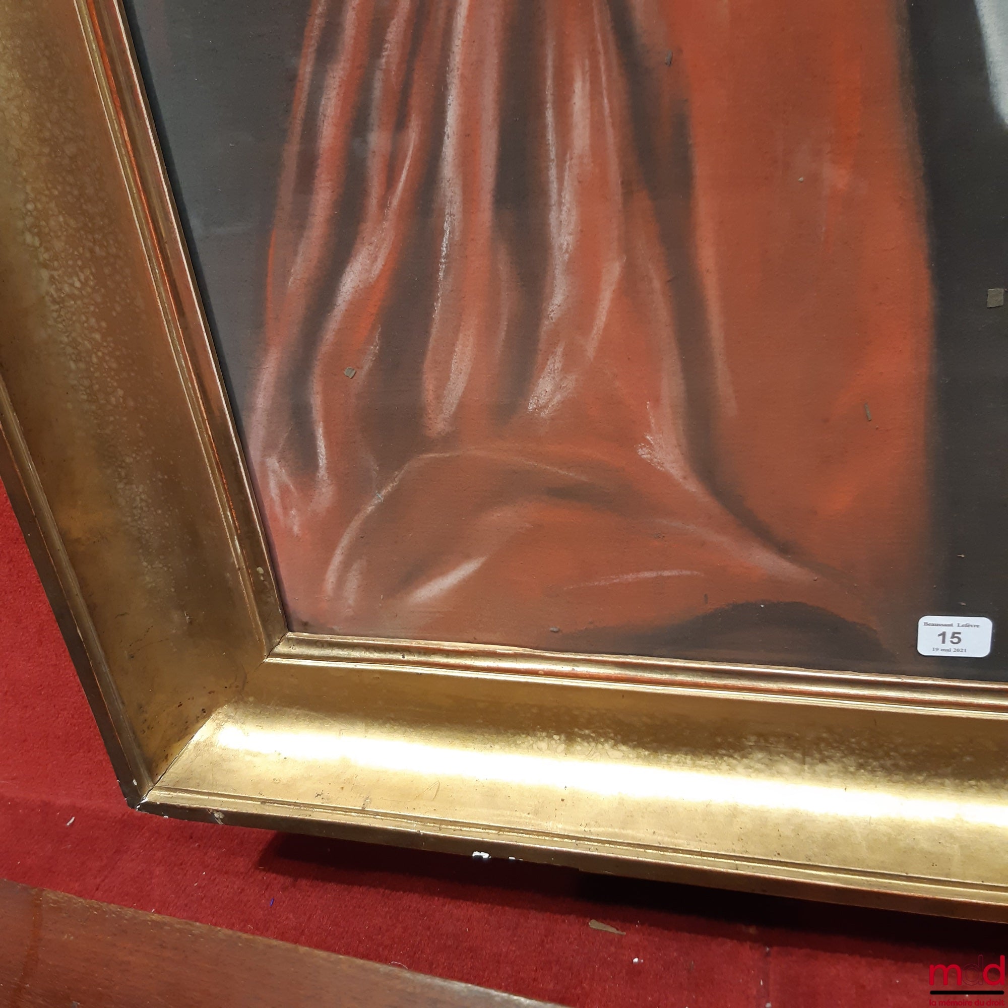 [Magistrat - XVIIIe siècle] – PORTRAIT D’UN MAGISTRAT, École française du XVIIIe siècle, pastel